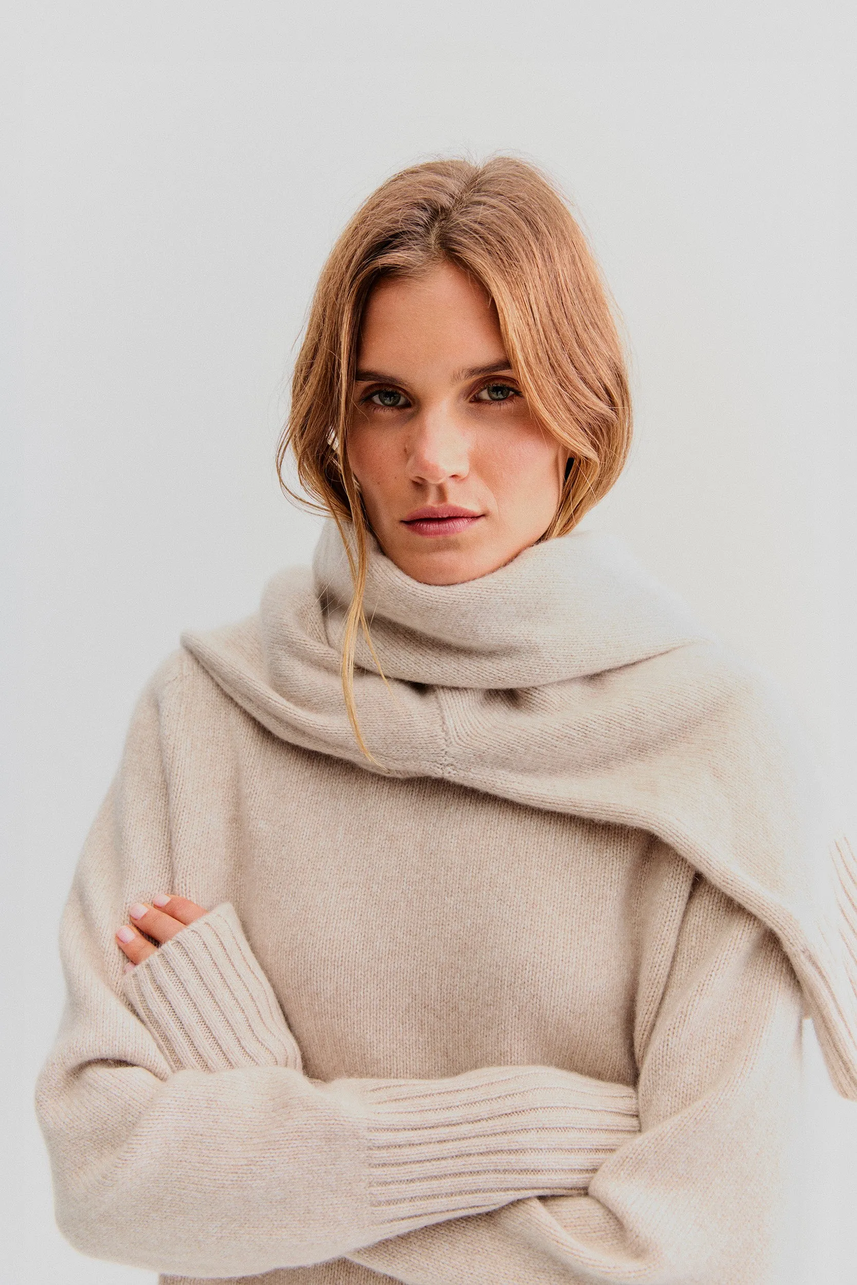 The Cashmere Tatum - Cream Marl sold by Kule product image thumbnail 4