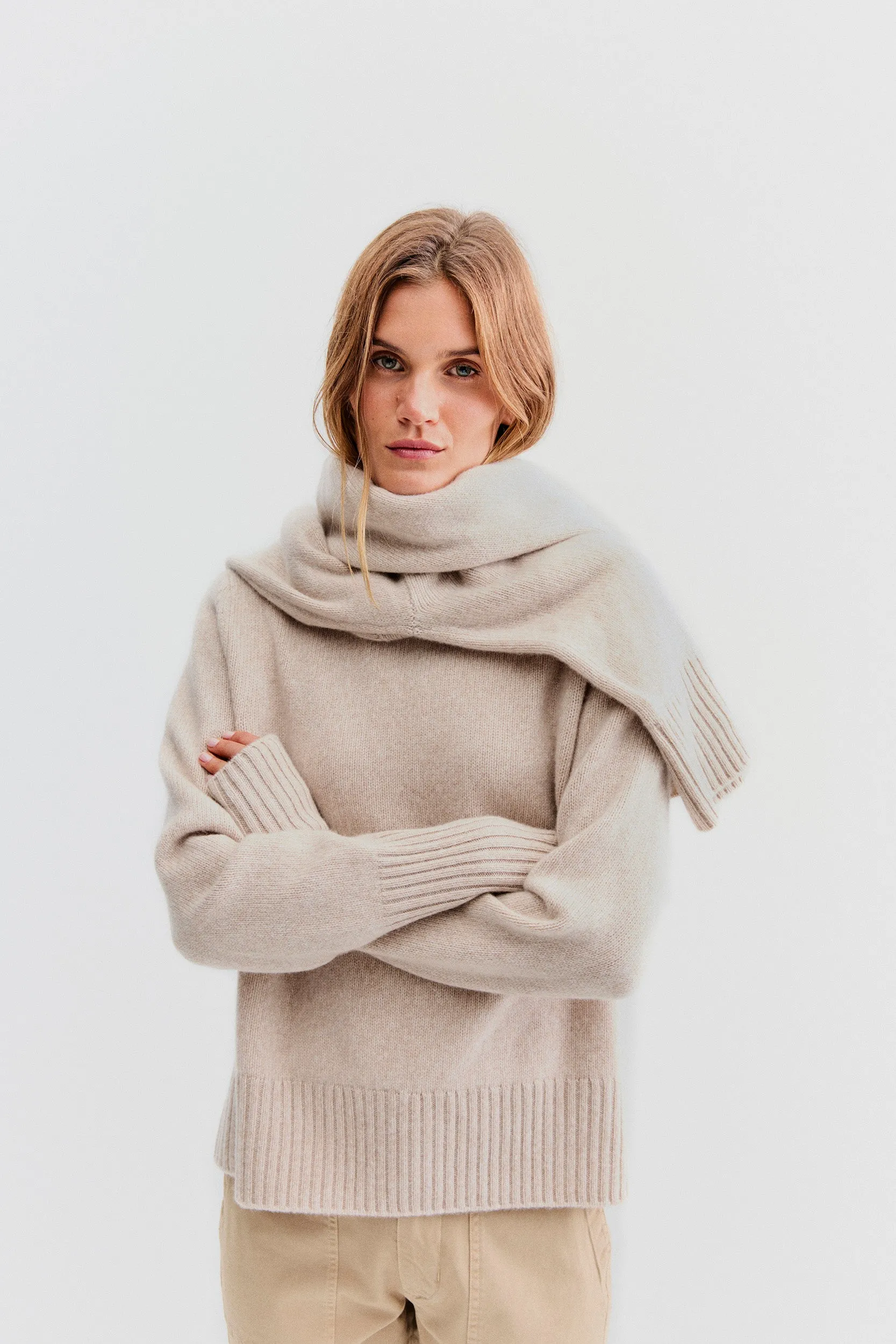 The Cashmere Tatum - Cream Marl sold by Kule product image thumbnail 5