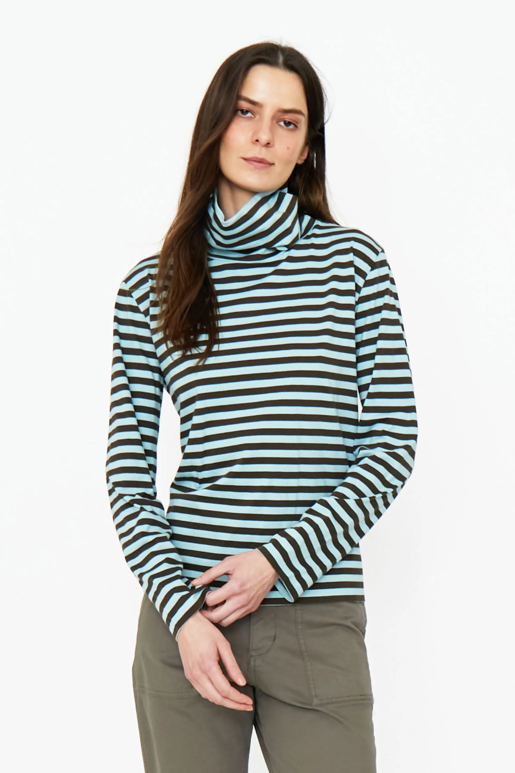 The Turtleneck - Seafoam/Army sold by Kule product image thumbnail 2