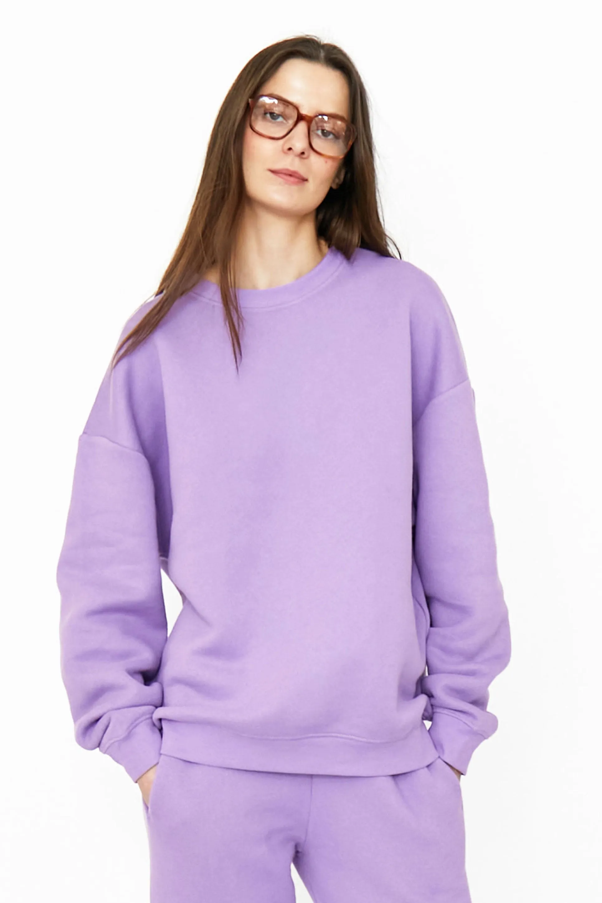 The Oversized Spongee Sweatshirt - Lilac sold by Kule product image thumbnail 2