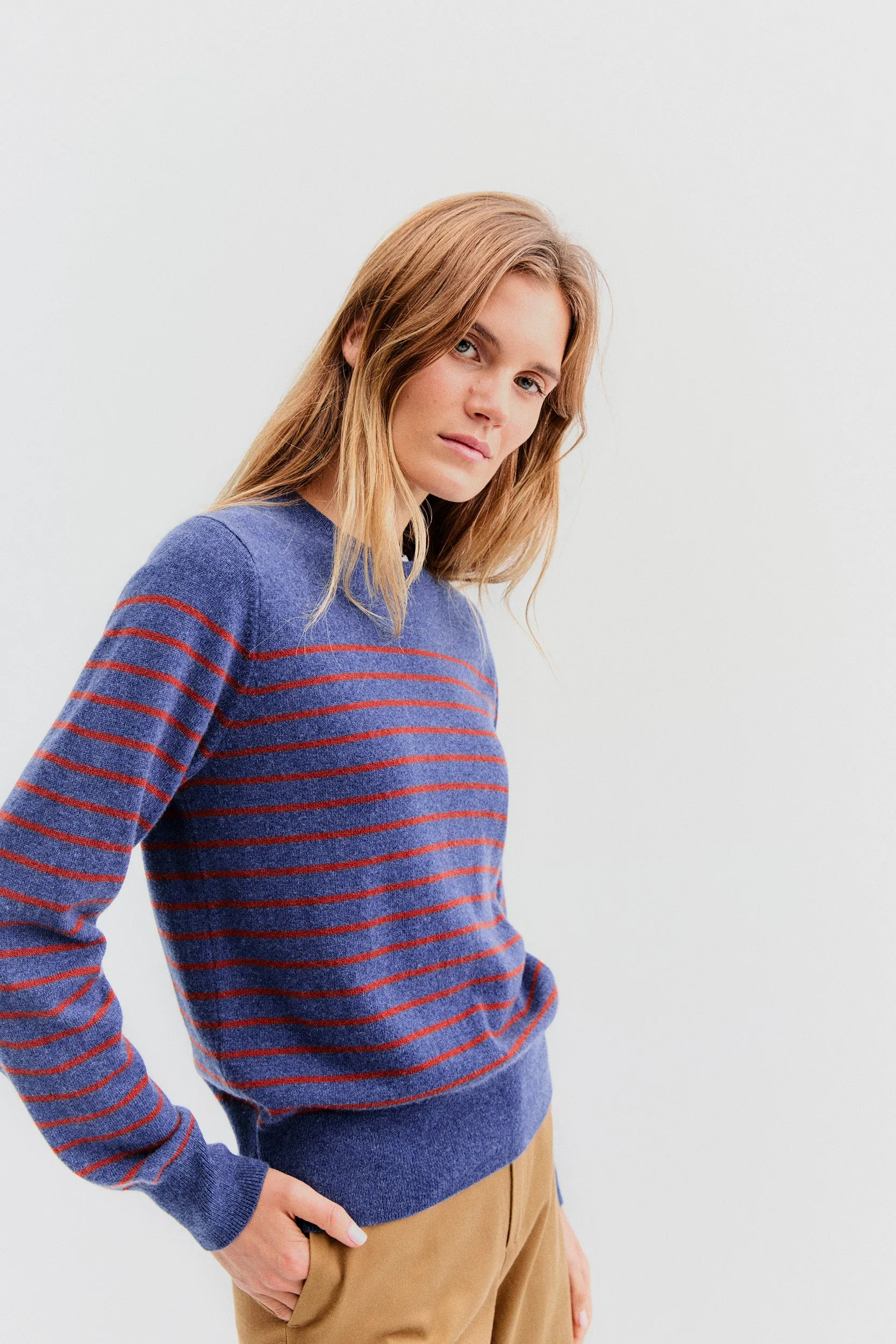 The Betty - Indigo/Cinnamon sold by Kule product image thumbnail 3