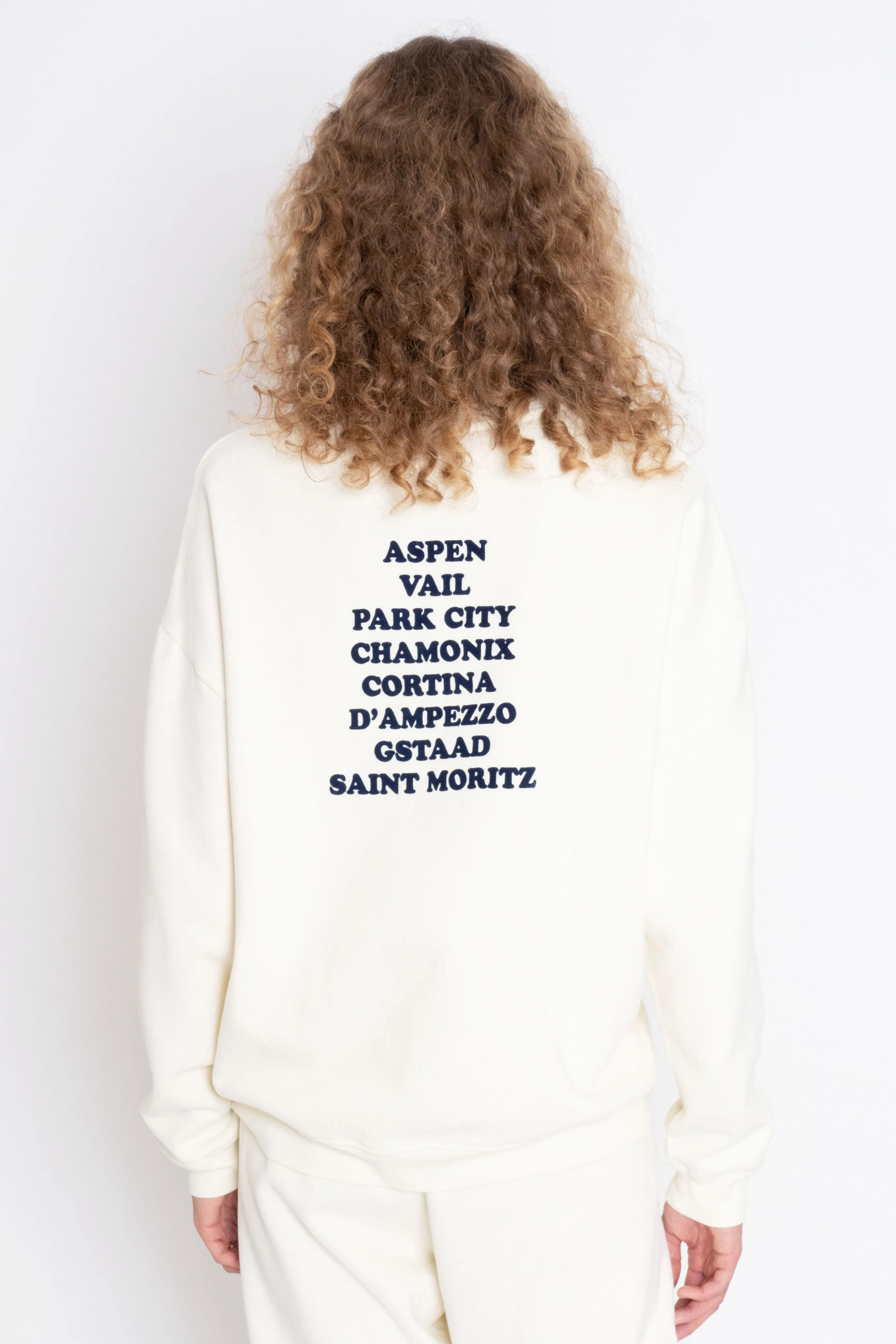 The Oversized Après Ski Town Sweatshirt - Cream sold by Kule product image thumbnail 3