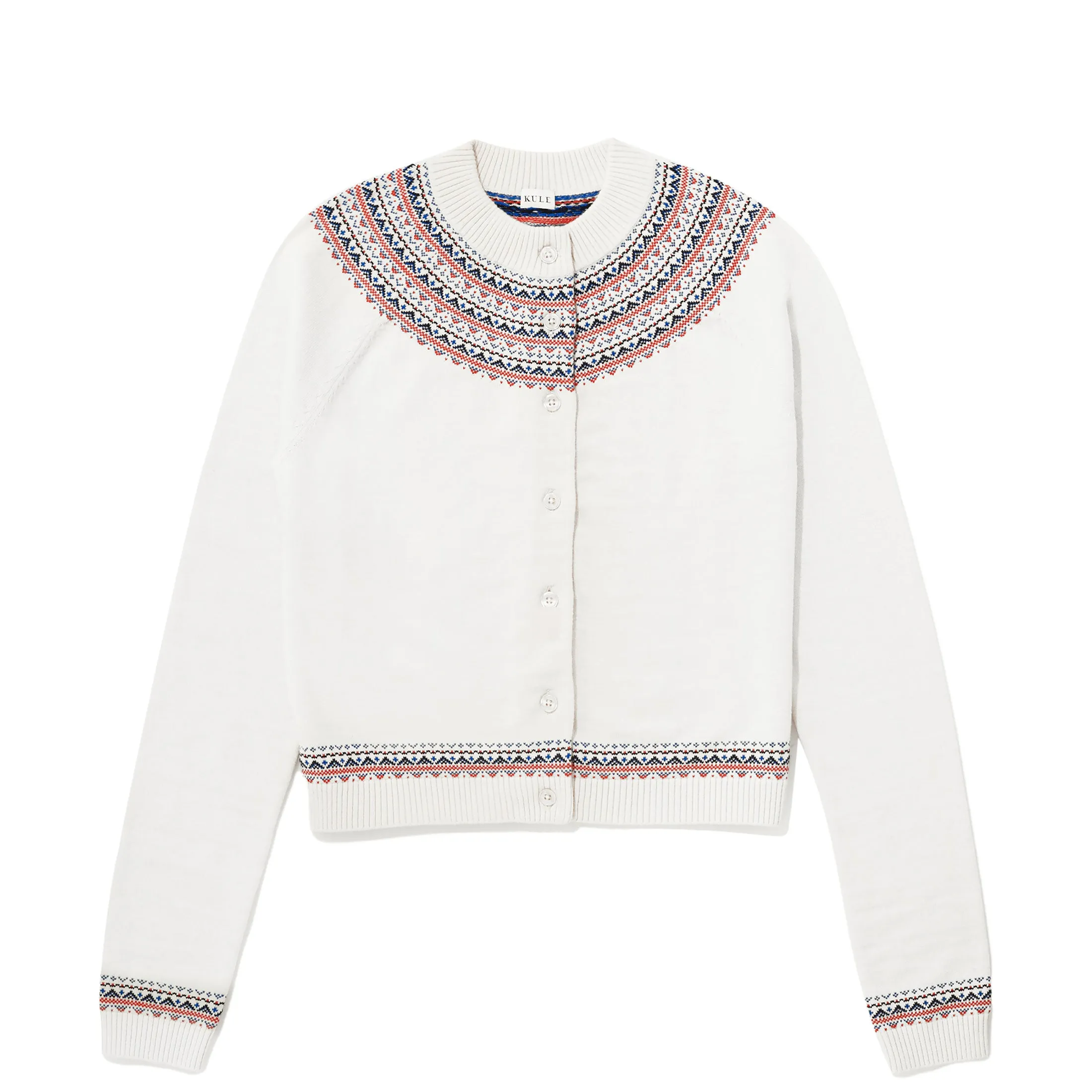 The Belinda - Cream/Poppy/Royal/Navy sold by Kule