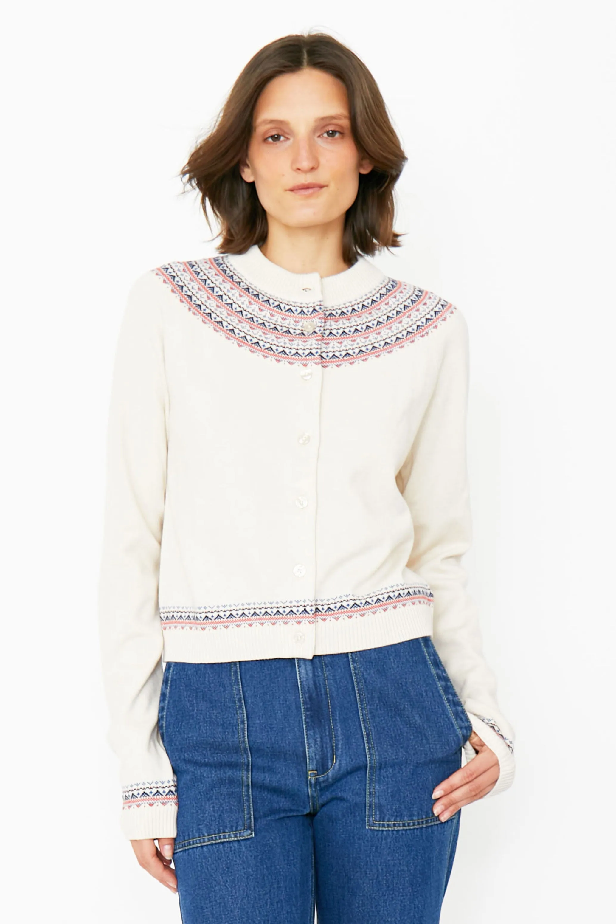 The Belinda - Cream/Poppy/Royal/Navy sold by Kule product image thumbnail 3