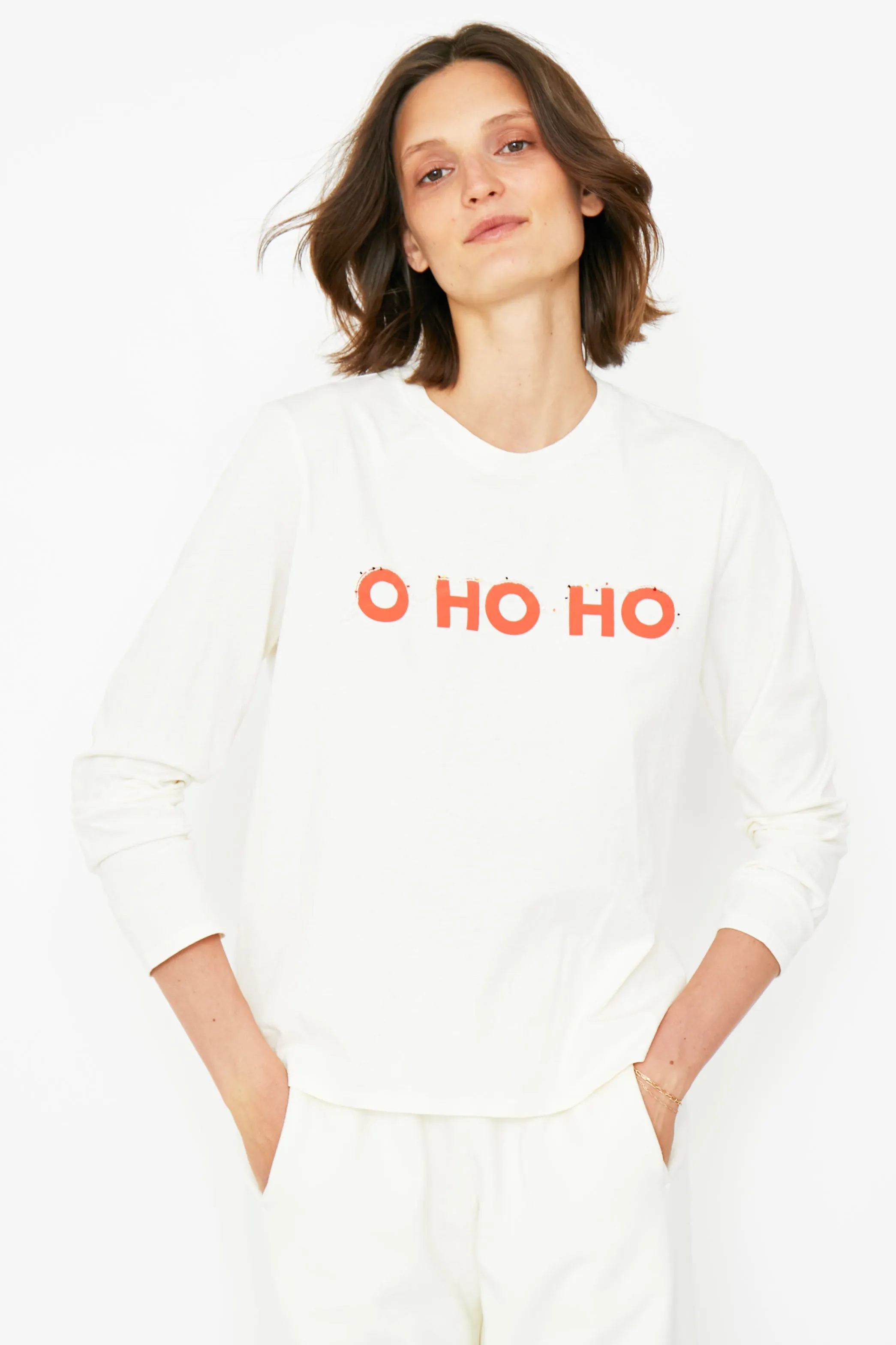 The Modern Long O HO HO - Cream sold by Kule product image thumbnail 2