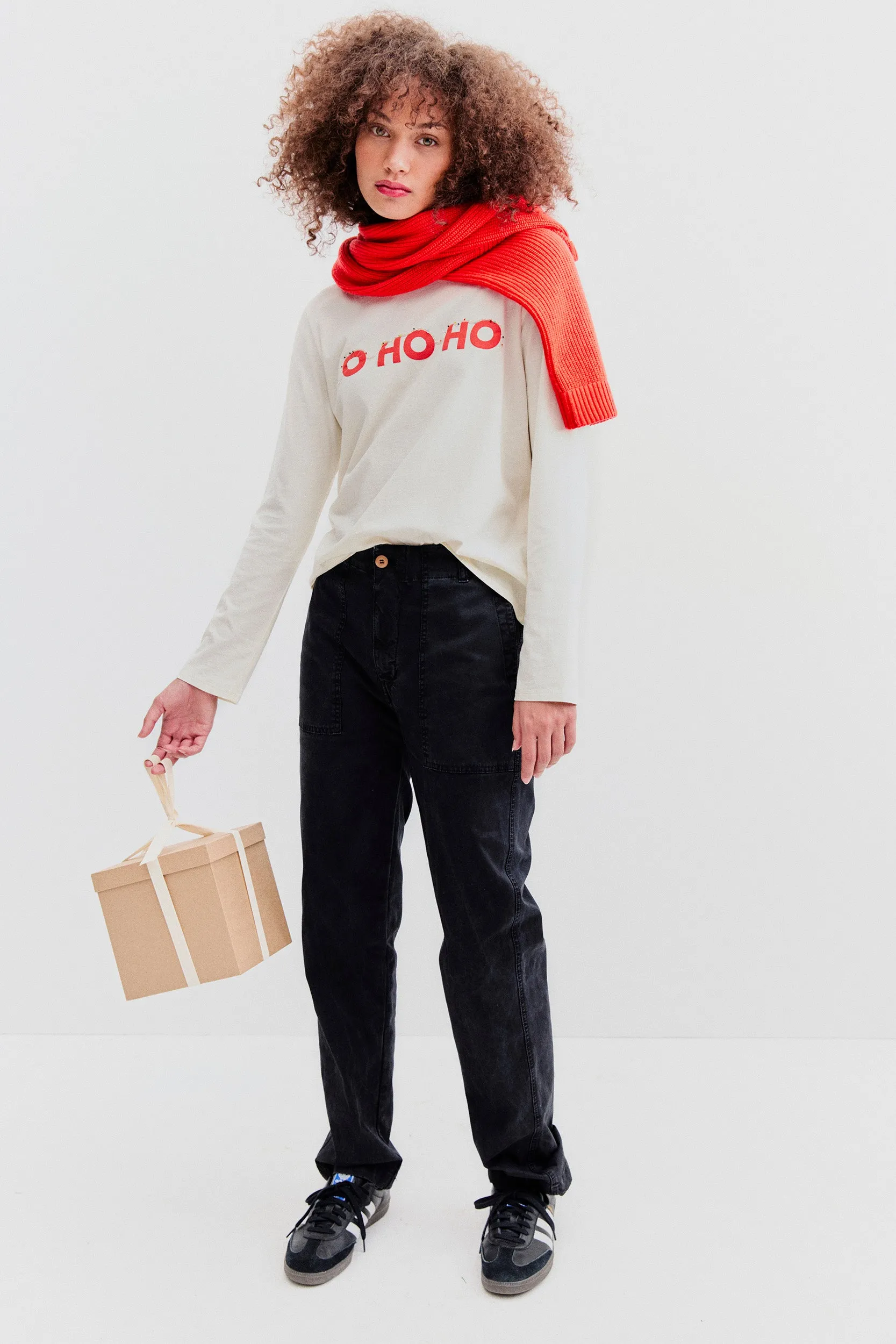 The Modern Long O HO HO - Cream sold by Kule product image thumbnail 5