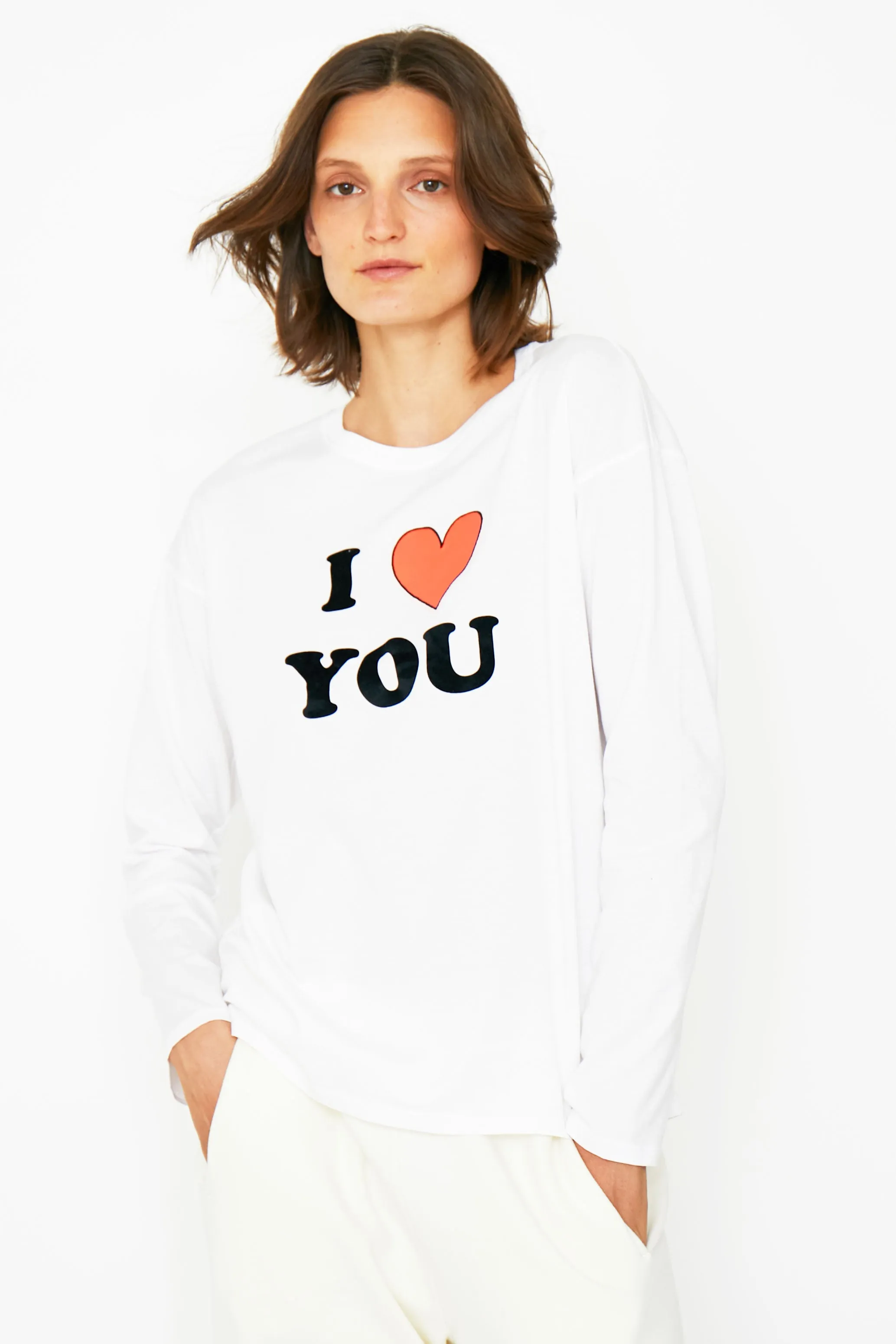 The I Love You Boyfriend - White sold by Kule product image thumbnail 2