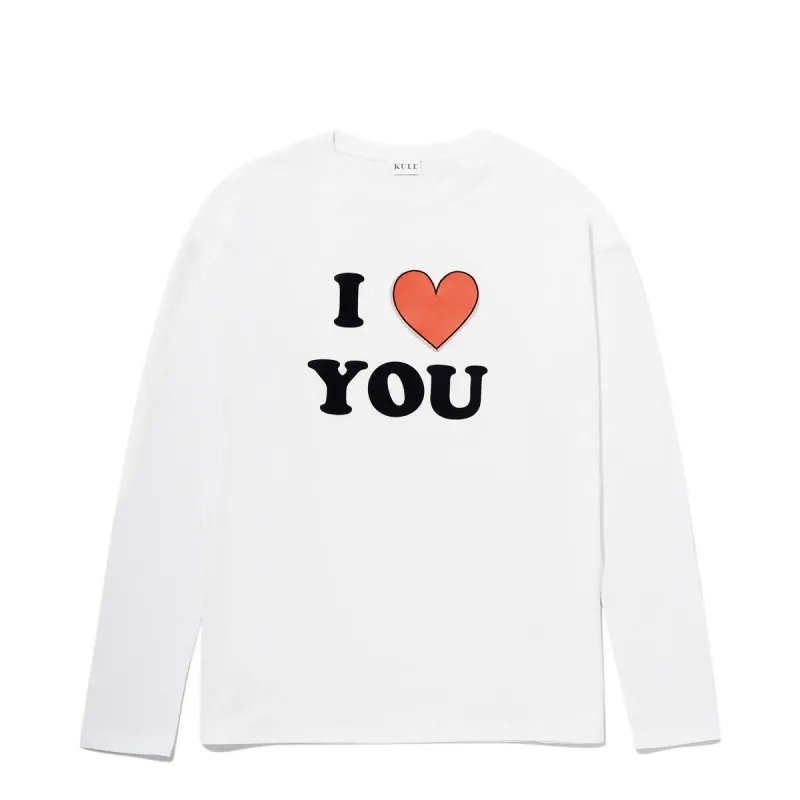 The I Love You Boyfriend - White sold by Kule