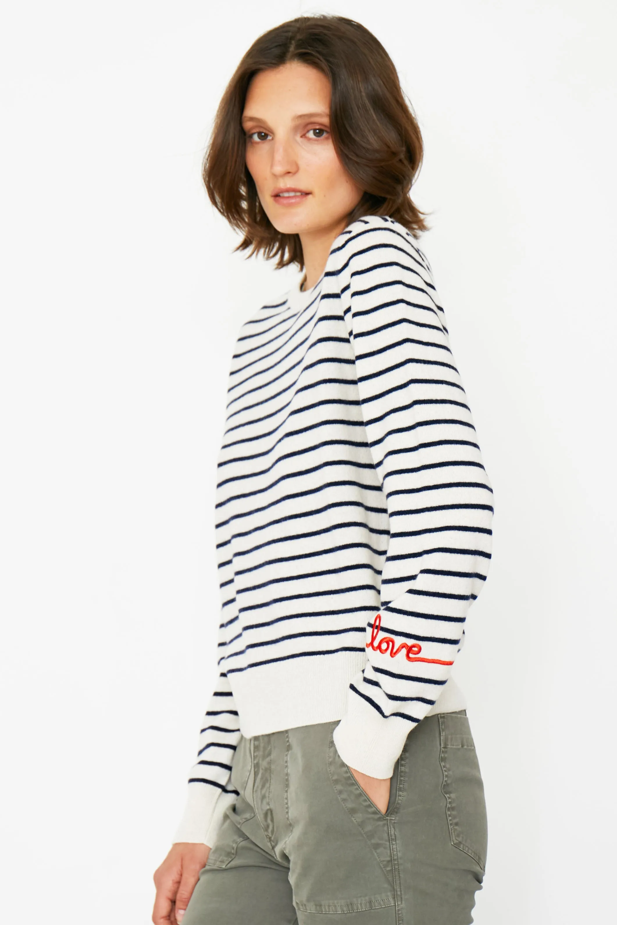 The Betty Love - Cream/Navy sold by Kule product image thumbnail 3