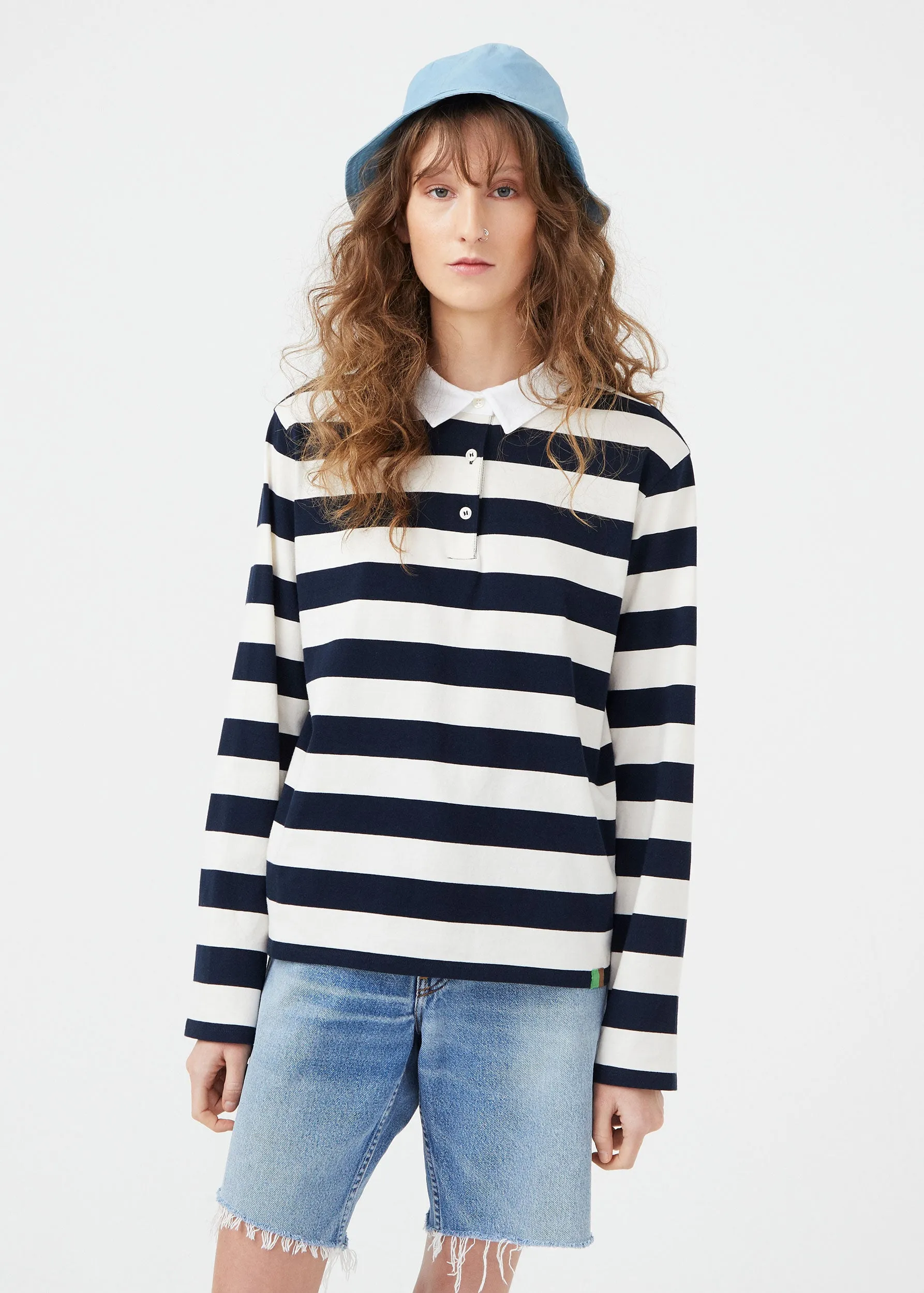 The Women's Rugby - Cream/Navy sold by Kule product image thumbnail 2