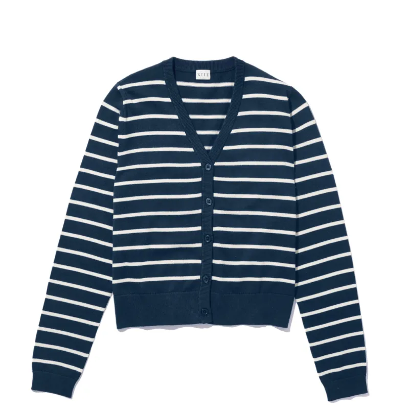 The Clove - Navy/Cream sold by Kule