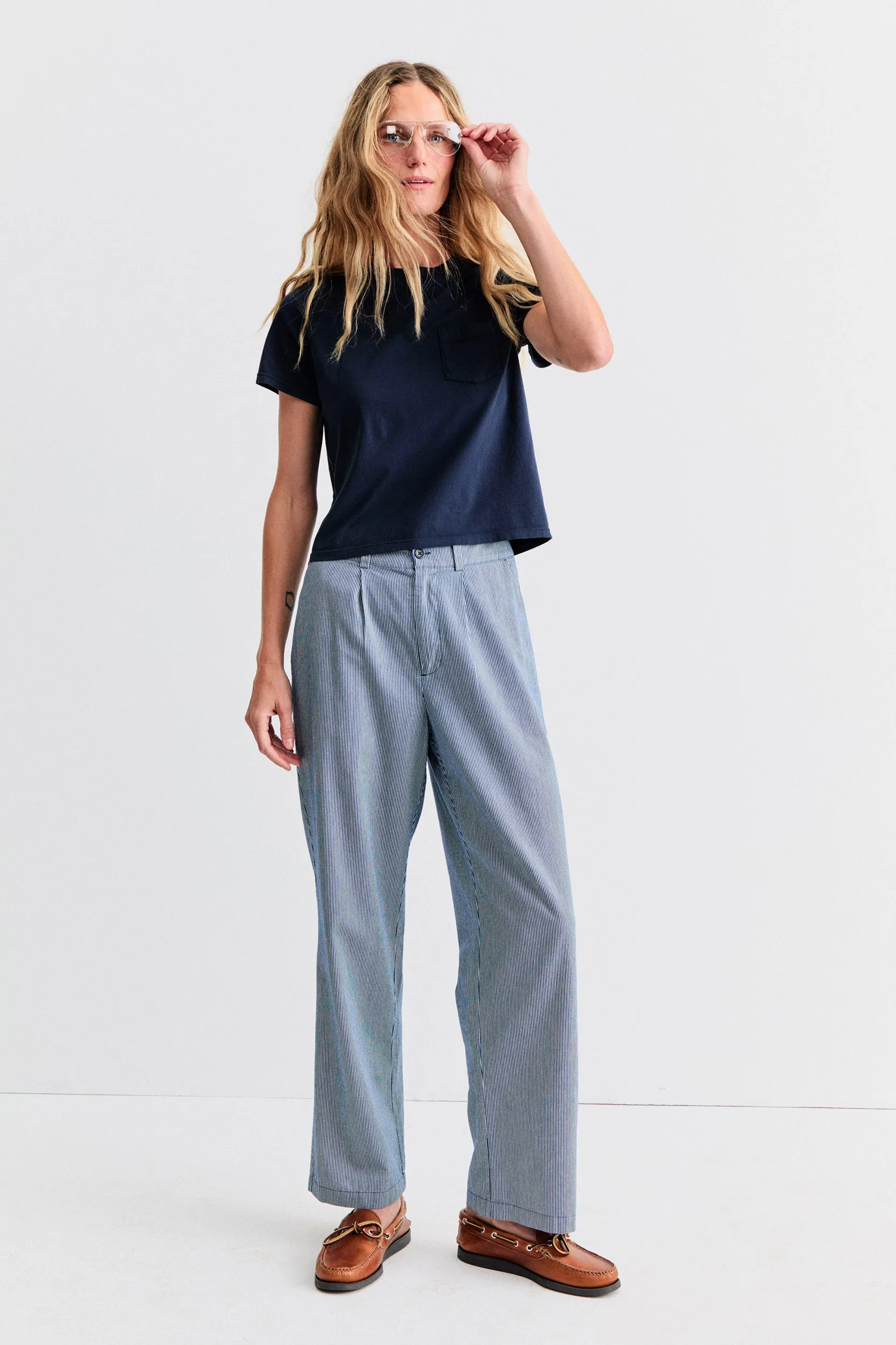 The Grable - White/Navy sold by Kule product image thumbnail 2