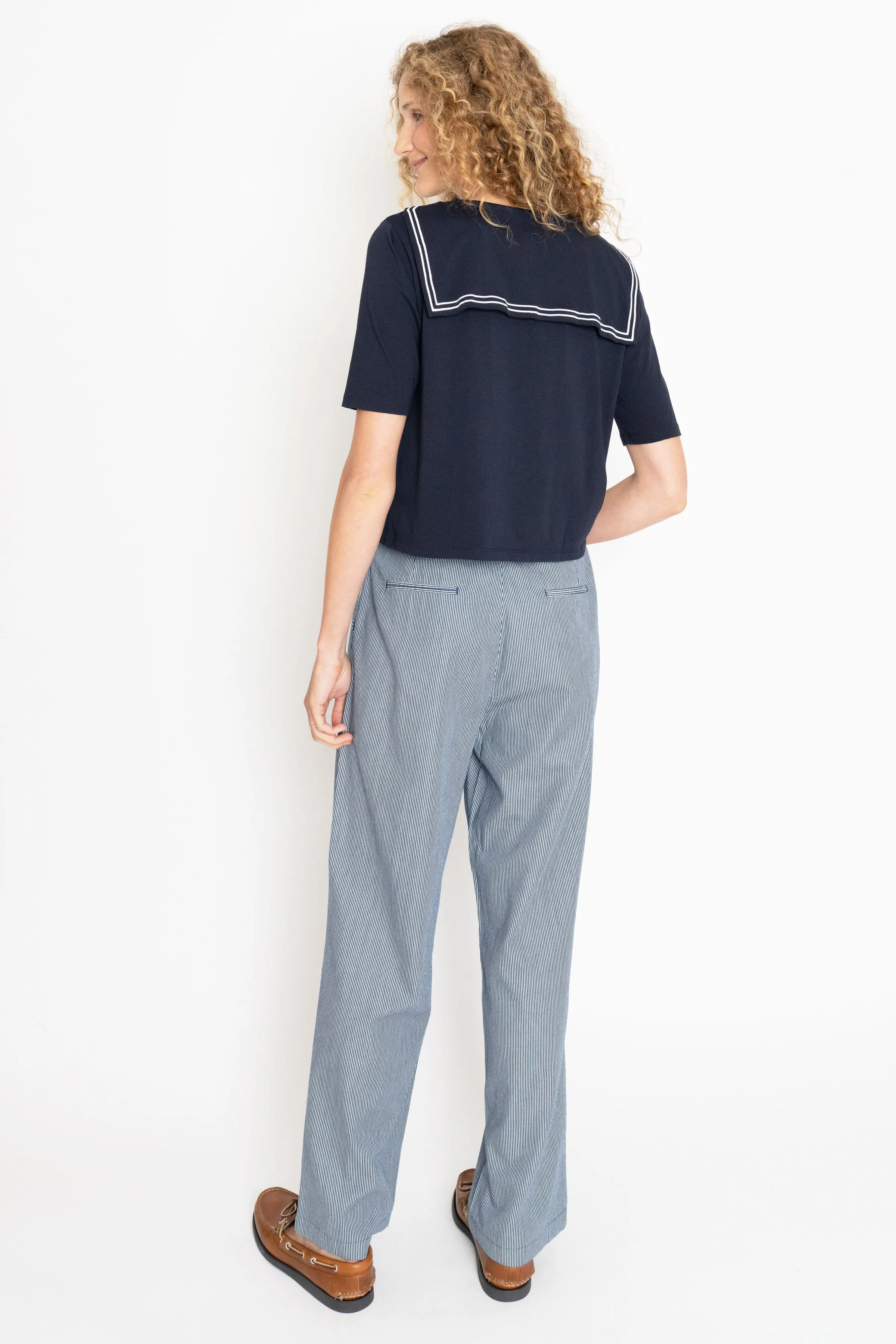 The Grable - White/Navy sold by Kule product image thumbnail 5