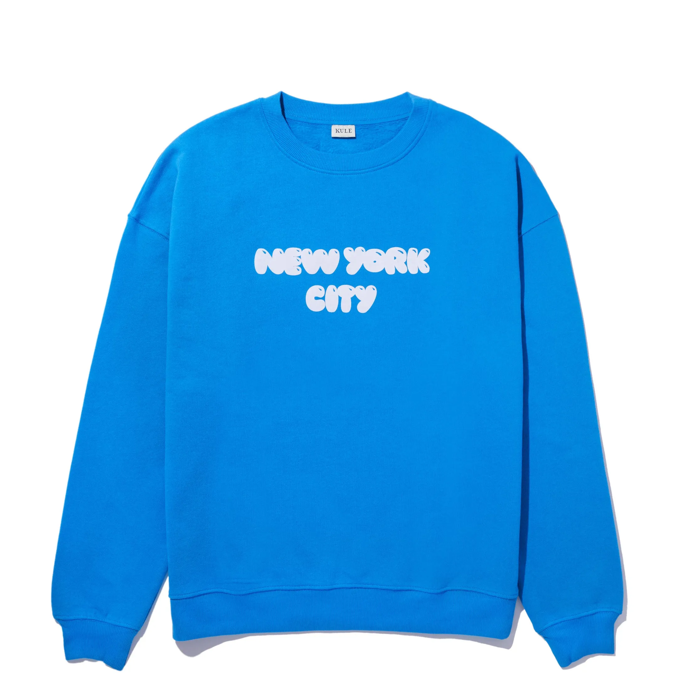The Oversized New York City Sweatshirt - Royal Blue sold by Kule