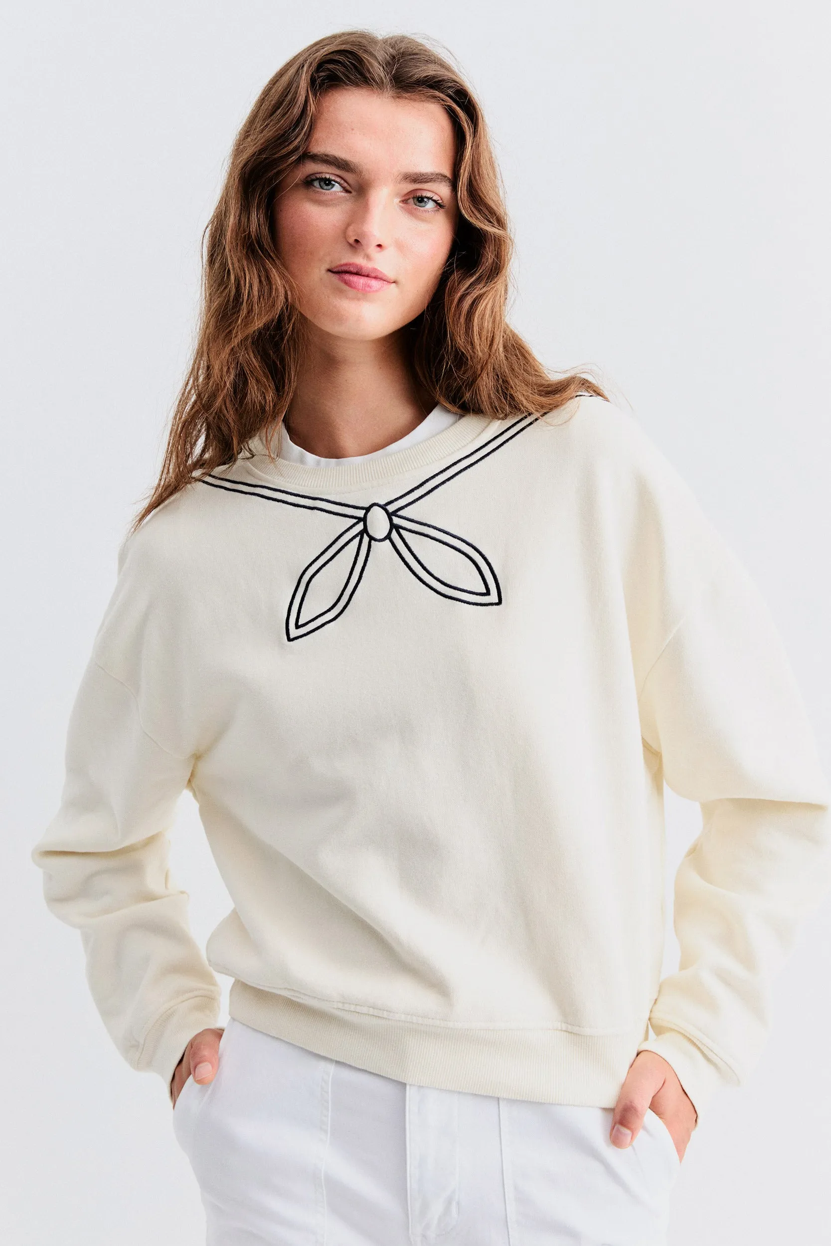 The Sailor Sweatshirt - Cream sold by Kule product image thumbnail 2