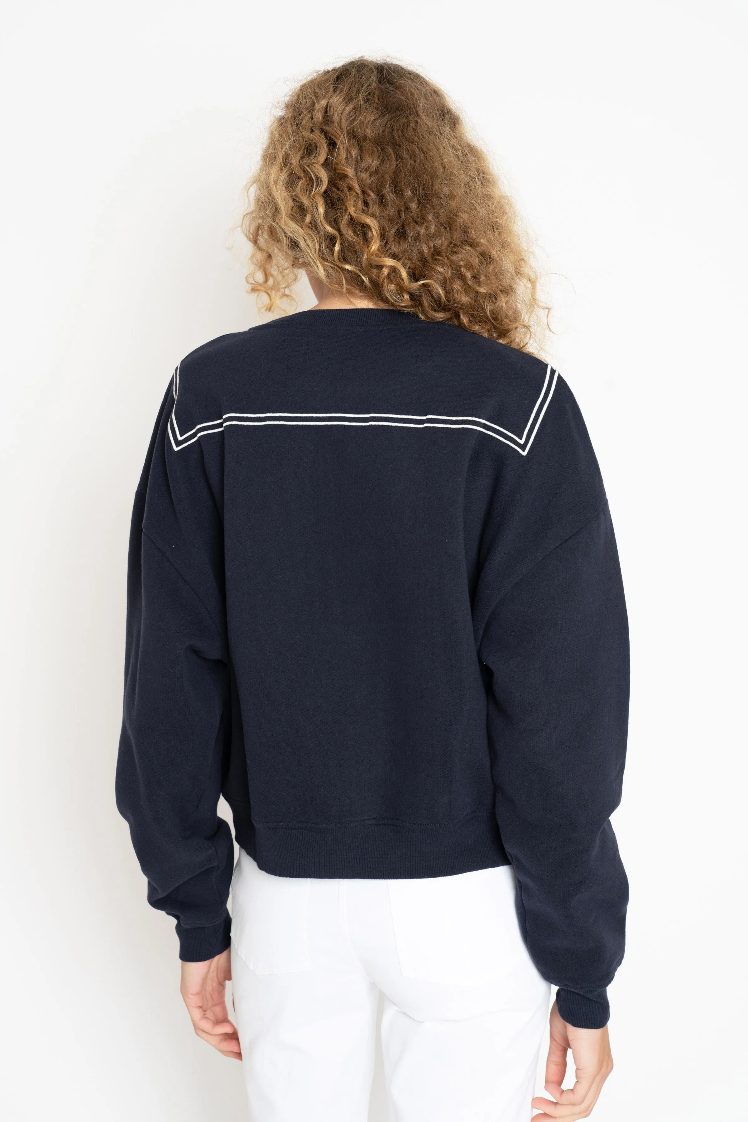 The Sailor Sweatshirt - Navy sold by Kule product image thumbnail 4