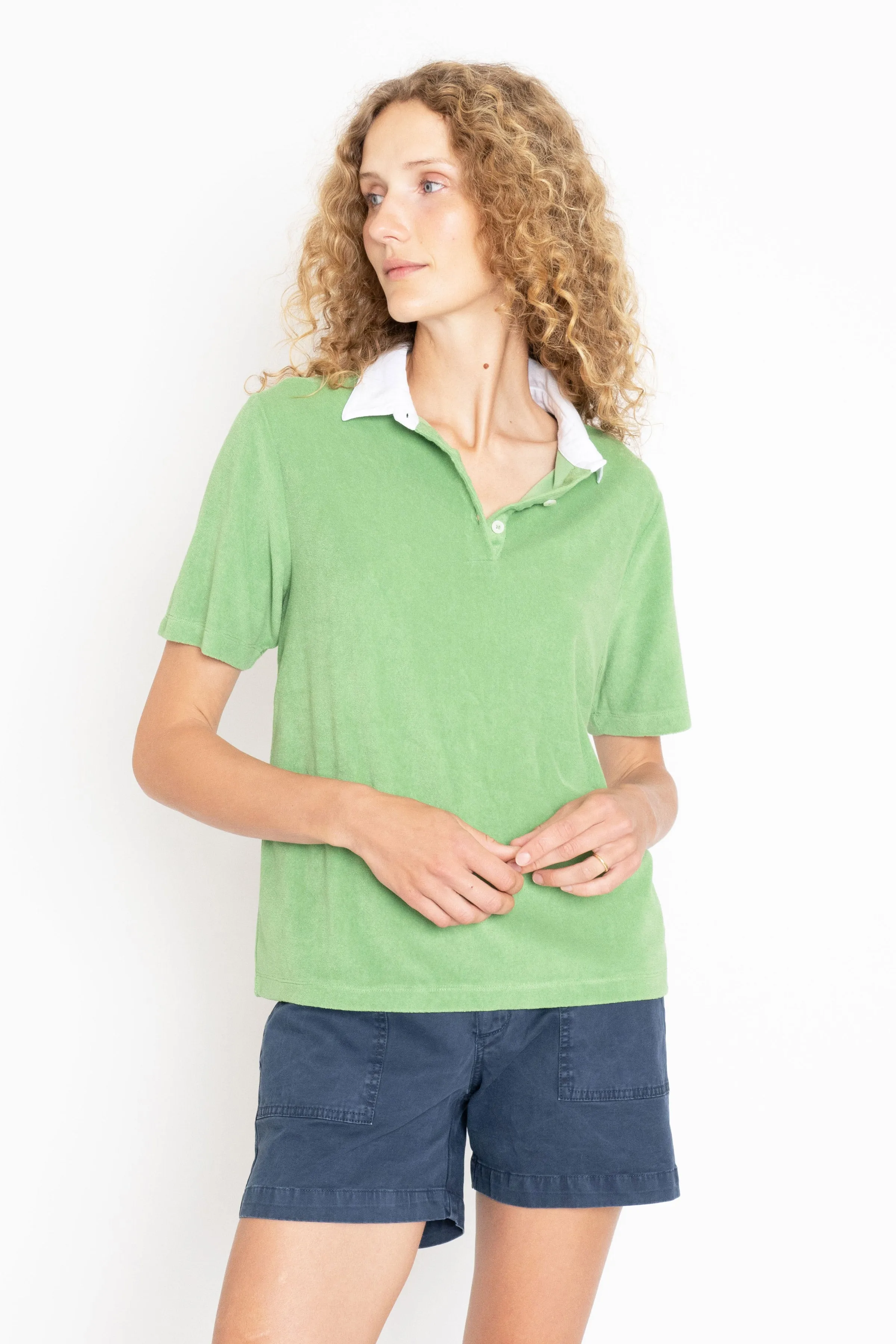 The Terry Polo - Avocado sold by Kule product image thumbnail 2