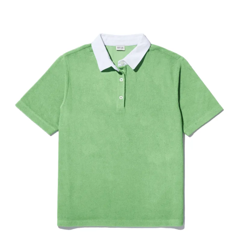 The Terry Polo - Avocado sold by Kule