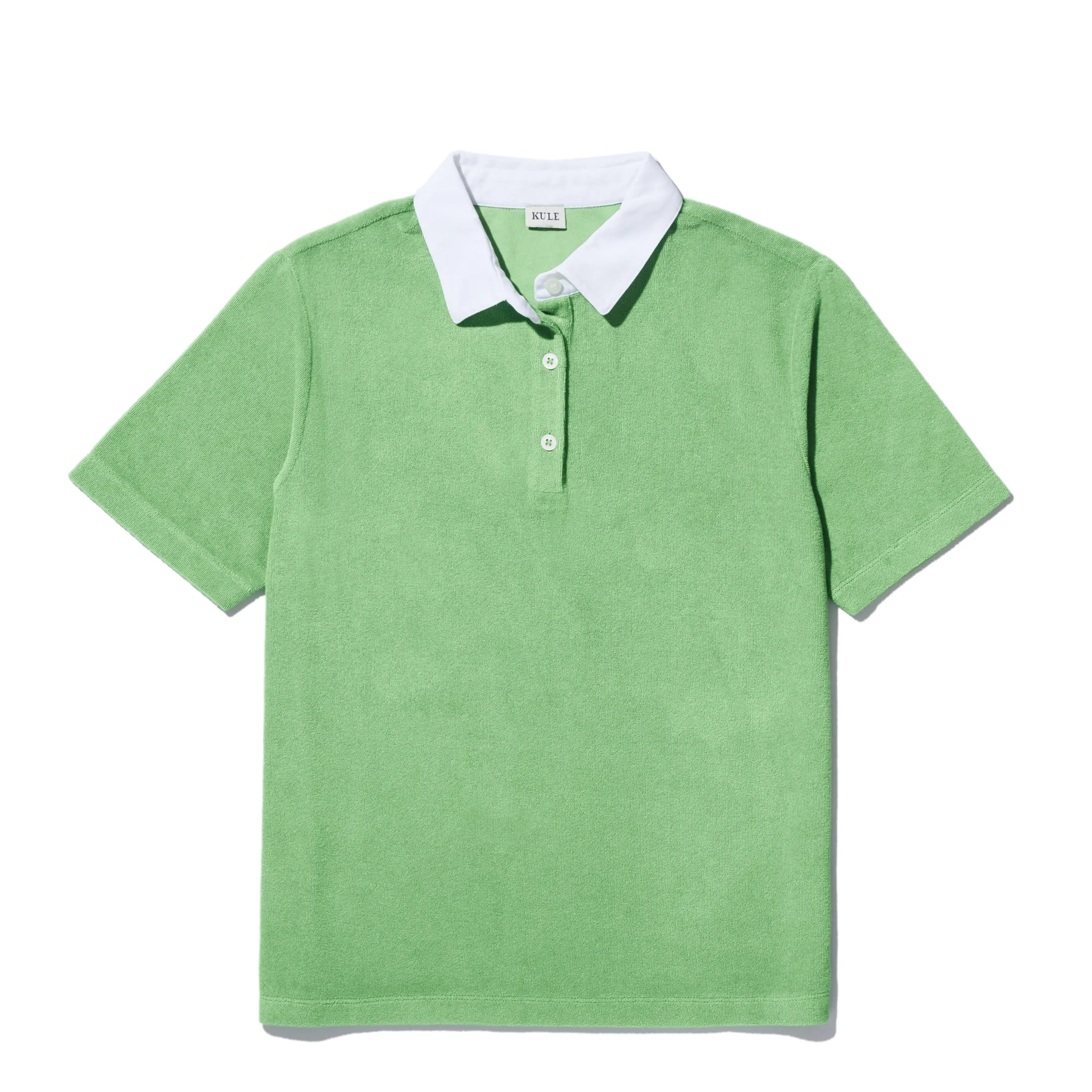 The Terry Polo - Avocado sold by Kule
