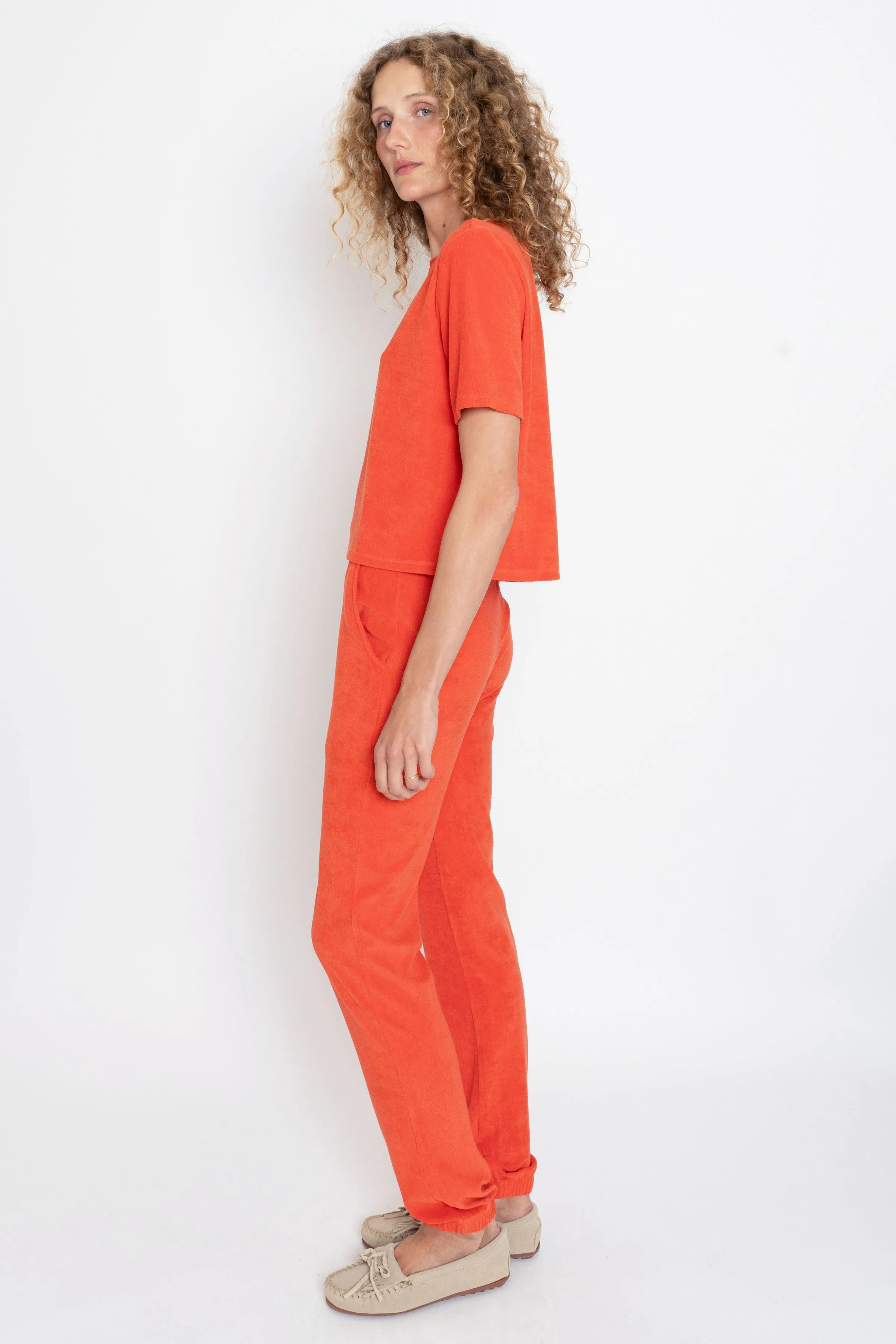 The Terry Sweatpants - Poppy sold by Kule product image thumbnail 5