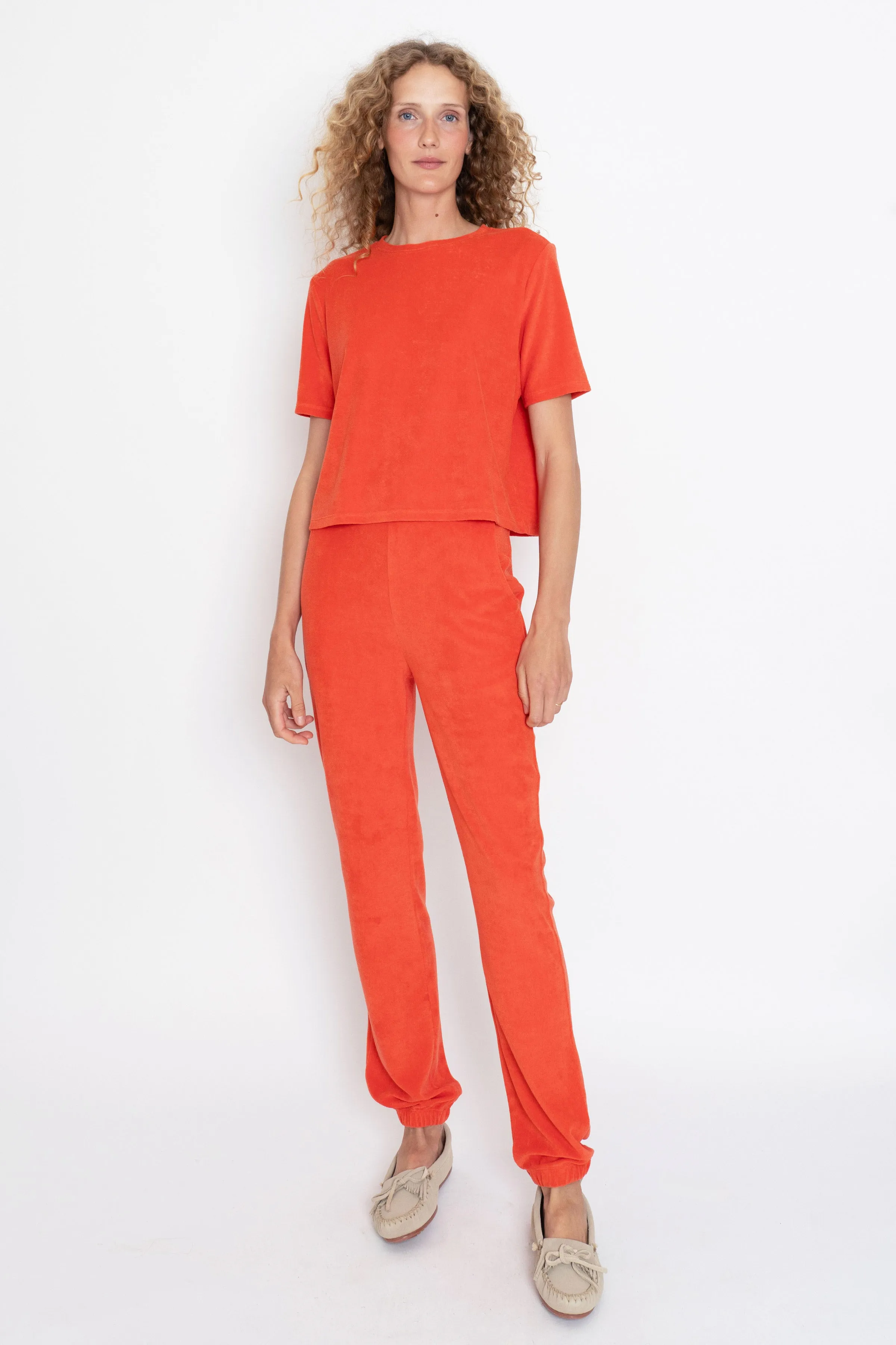 The Terry Sweatpants - Poppy sold by Kule product image thumbnail 4