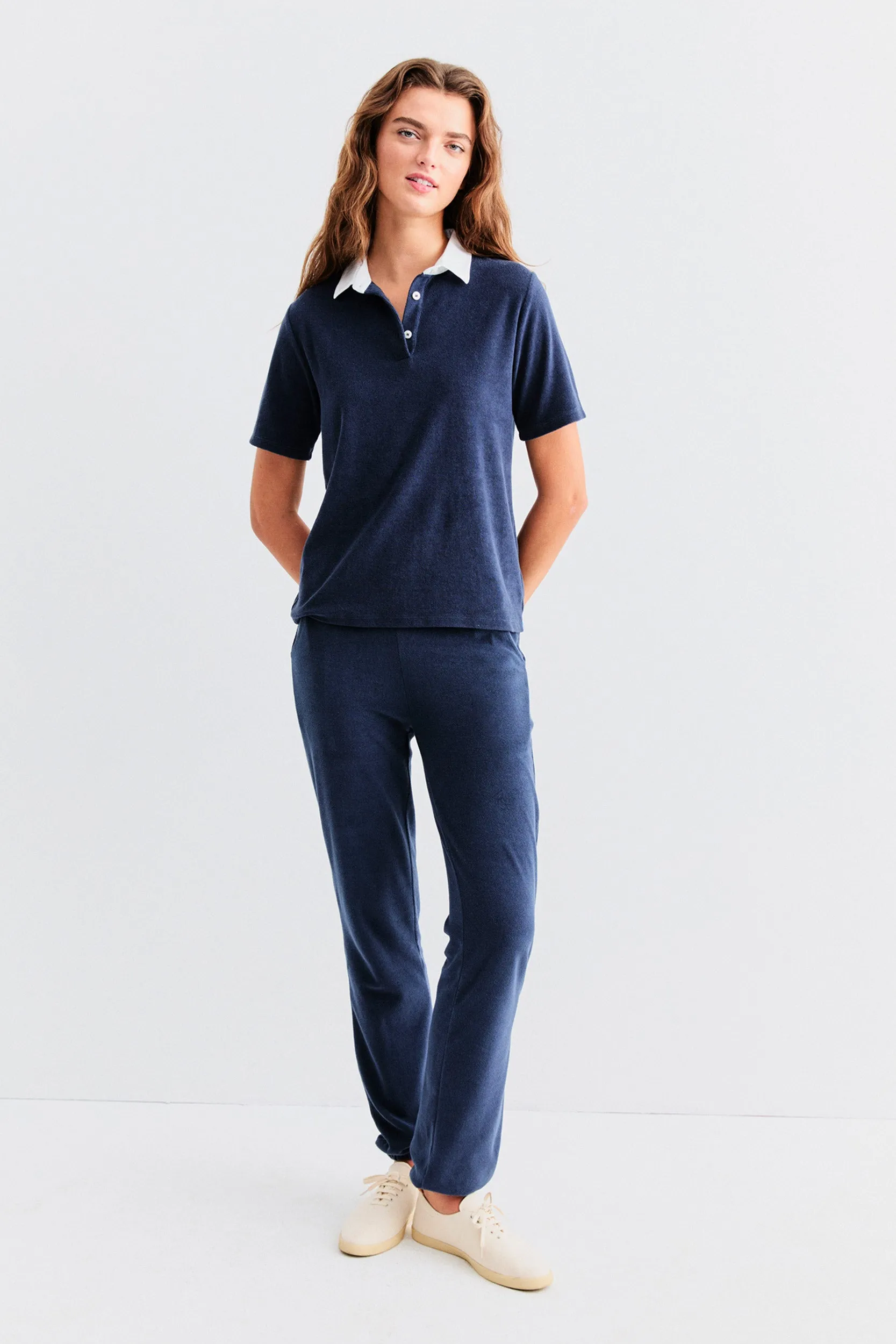 The Terry Sweatpants - Navy sold by Kule product image thumbnail 2
