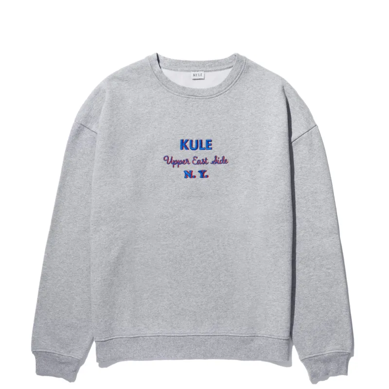 The Oversized Upper East Side Sweatshirt - Heather Grey sold by Kule