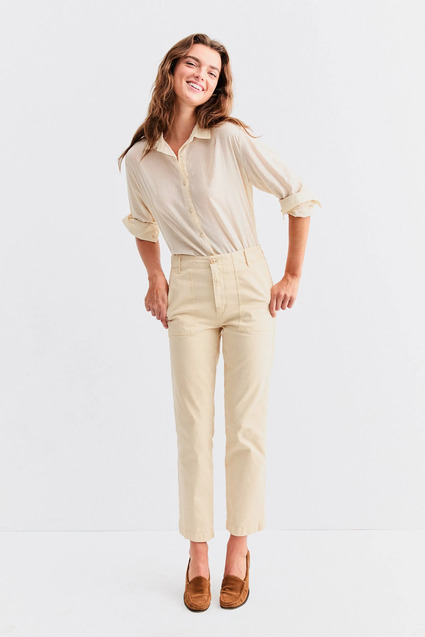 The City Pants - Extra Creamy sold by Kule product image thumbnail 2