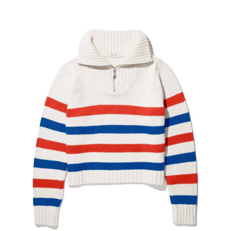 The Matey - Cream/True Blue/Poppy made by Kule