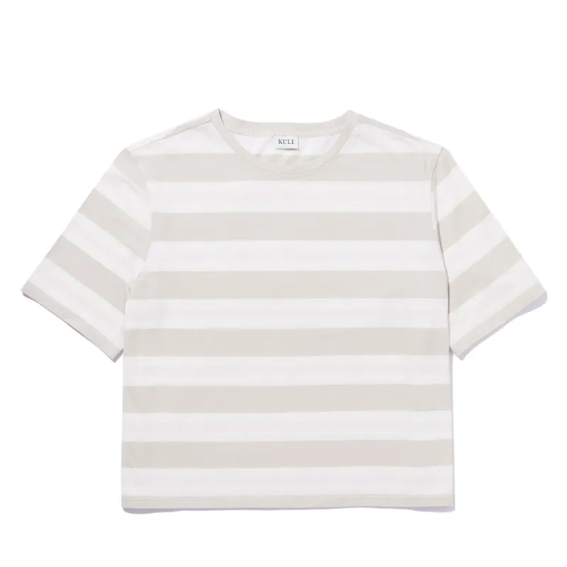 The Brentwood - Stone/Cream/Pink Multistripe made by Kule