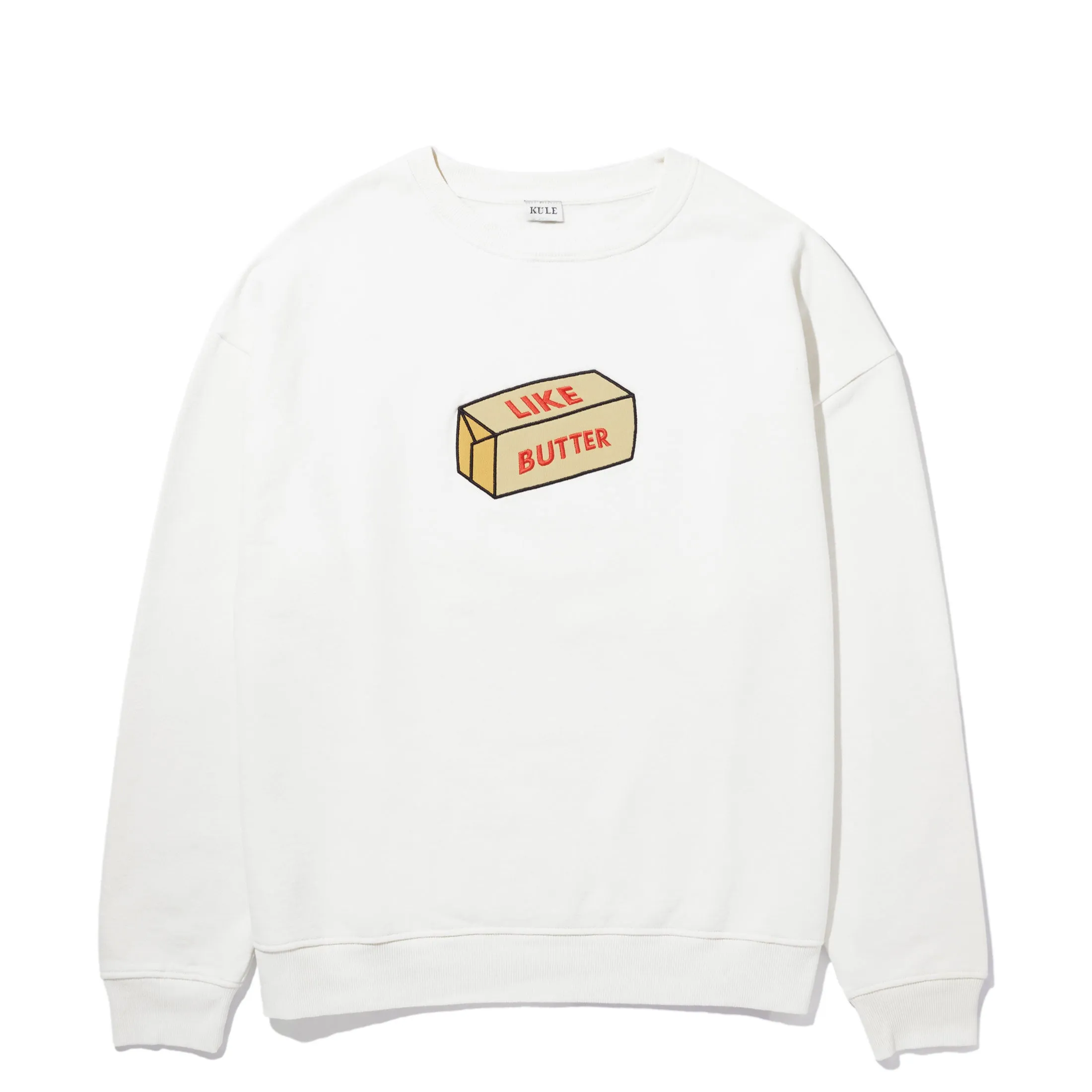 The Oversized Butter Sweatshirt - Cream sold by Kule