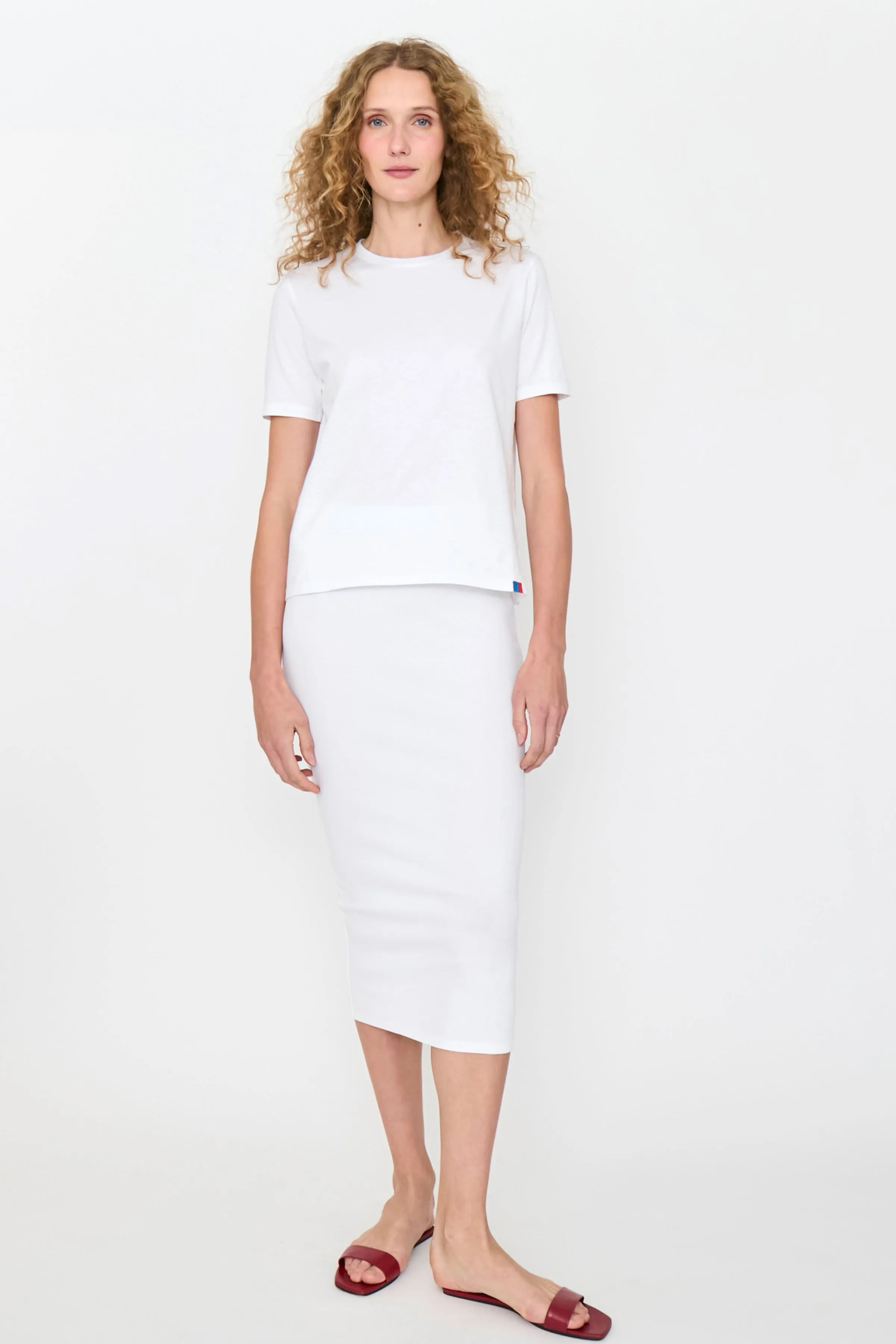 The Ribbed Clem - White sold by Kule product image thumbnail 2