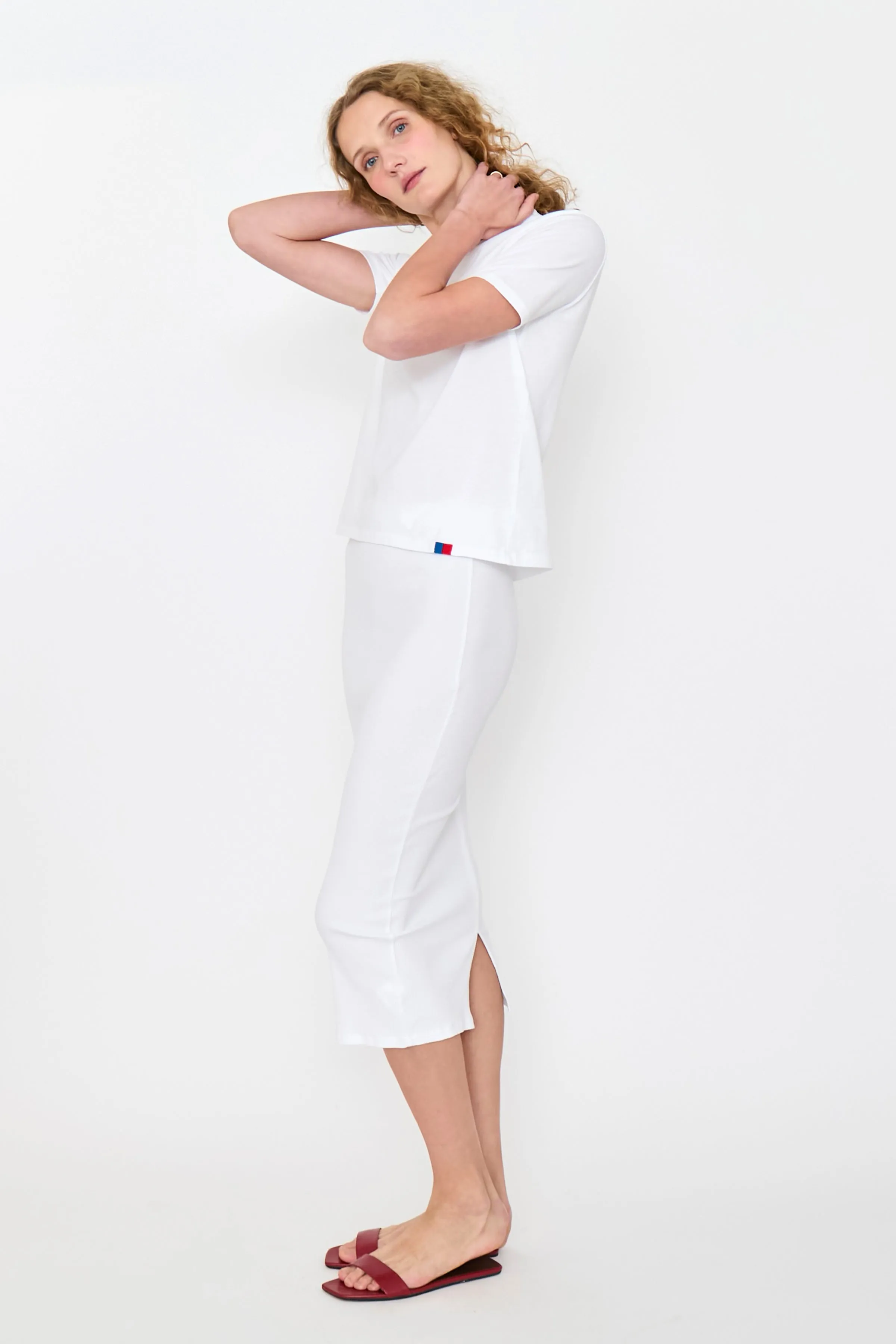 The Ribbed Clem - White sold by Kule product image thumbnail 3