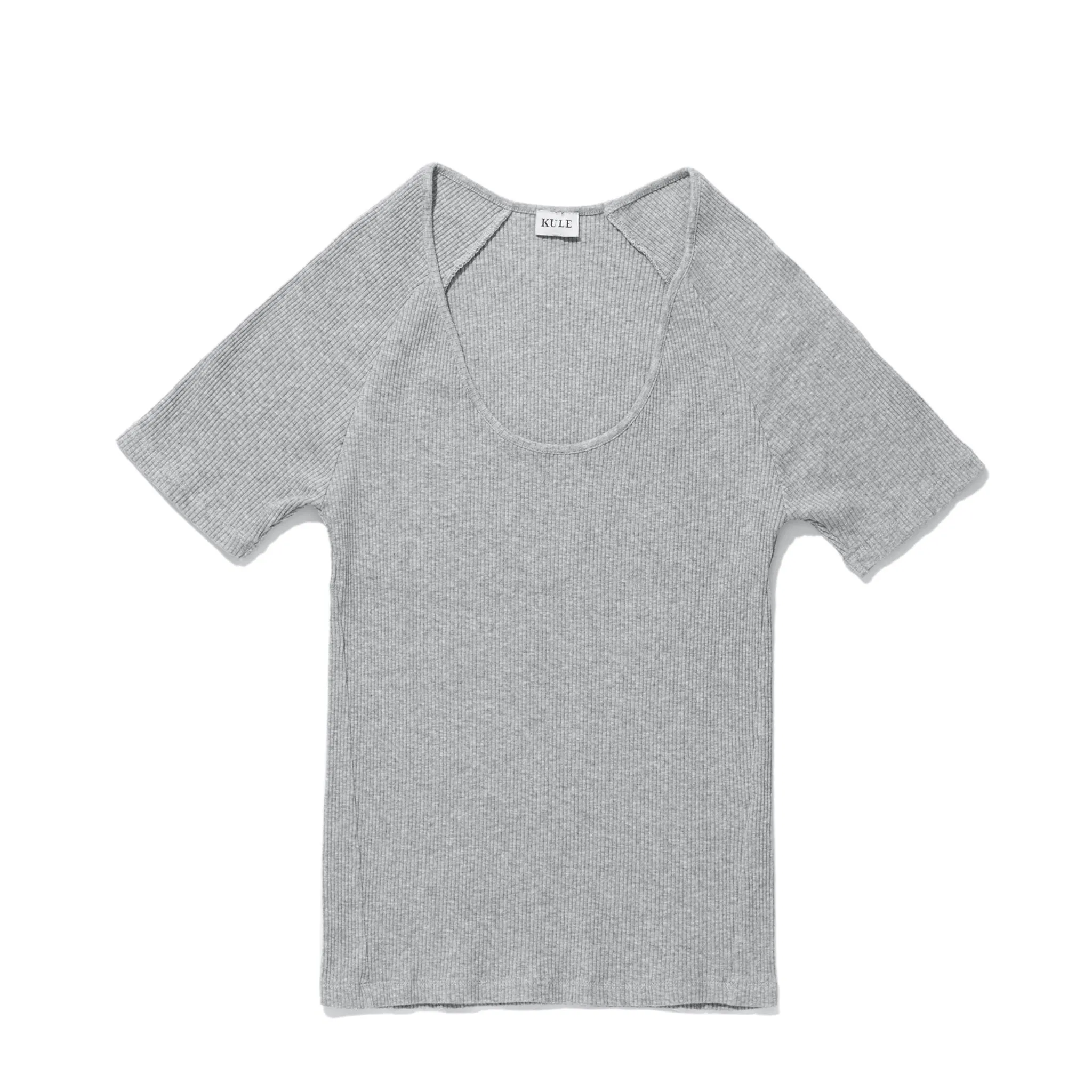 The Ribbed Elzi - Heather Grey sold by Kule