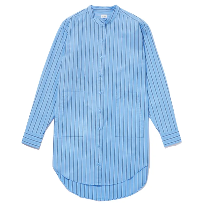 The Annika - Blue/Navy Multistripe sold by Kule