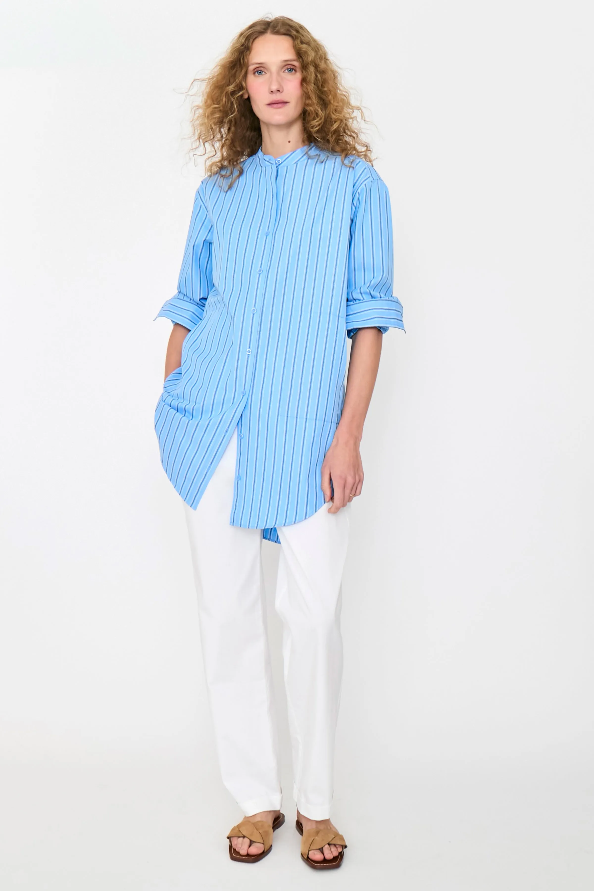 The Annika - Blue/Navy Multistripe sold by Kule product image thumbnail 3