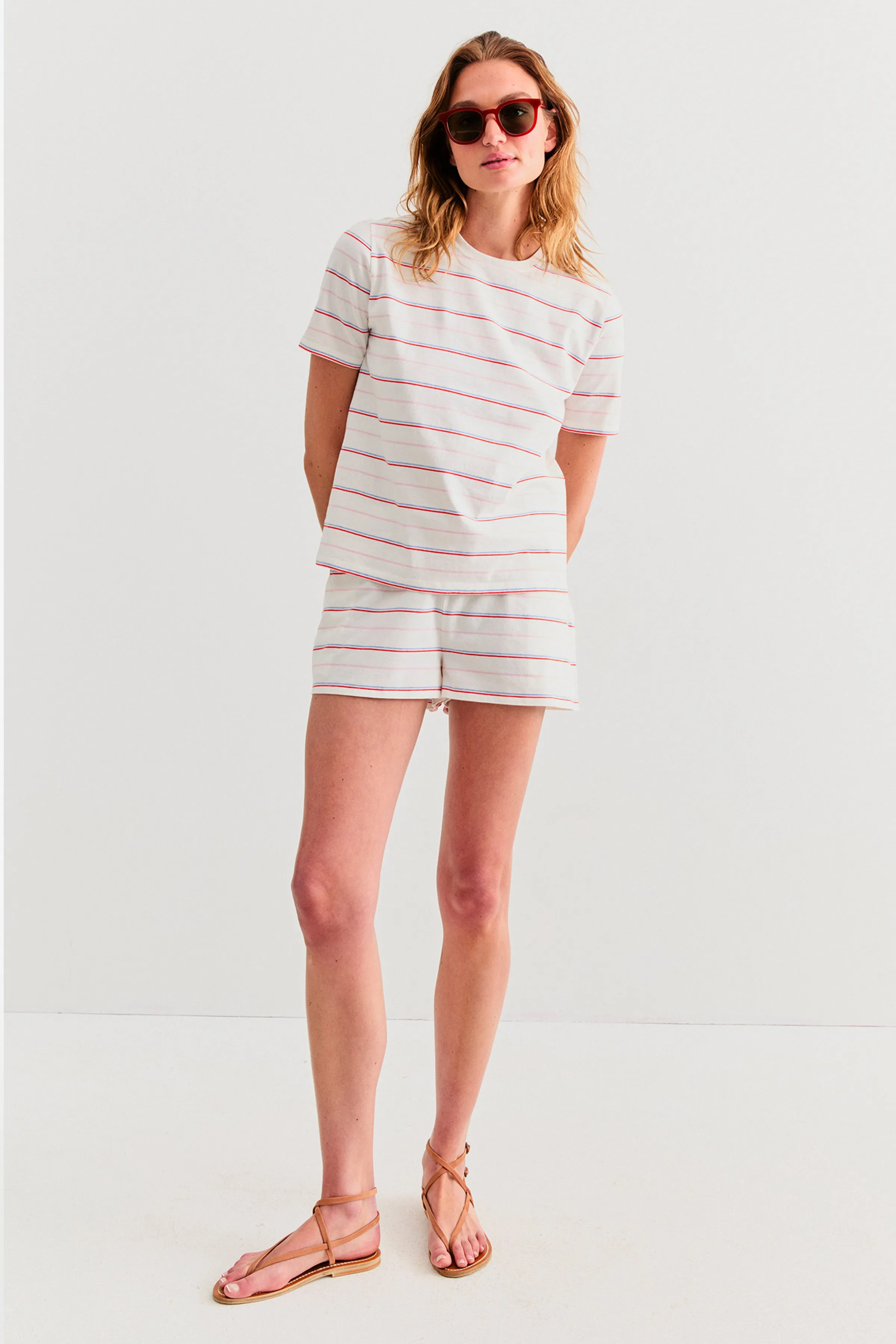 The Short - Cream Multistripe sold by Kule product image thumbnail 3