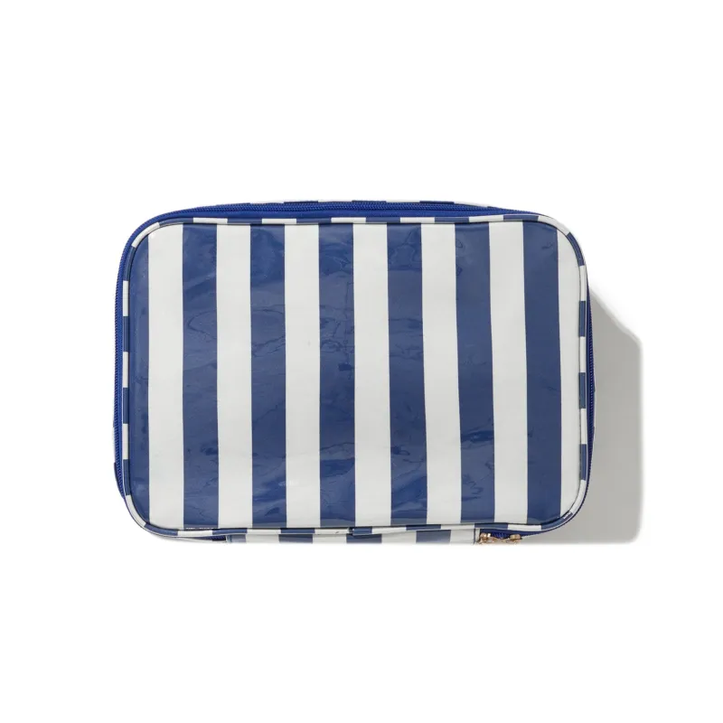The Cosmetic Set - Royal Blue/Canvas sold by Kule