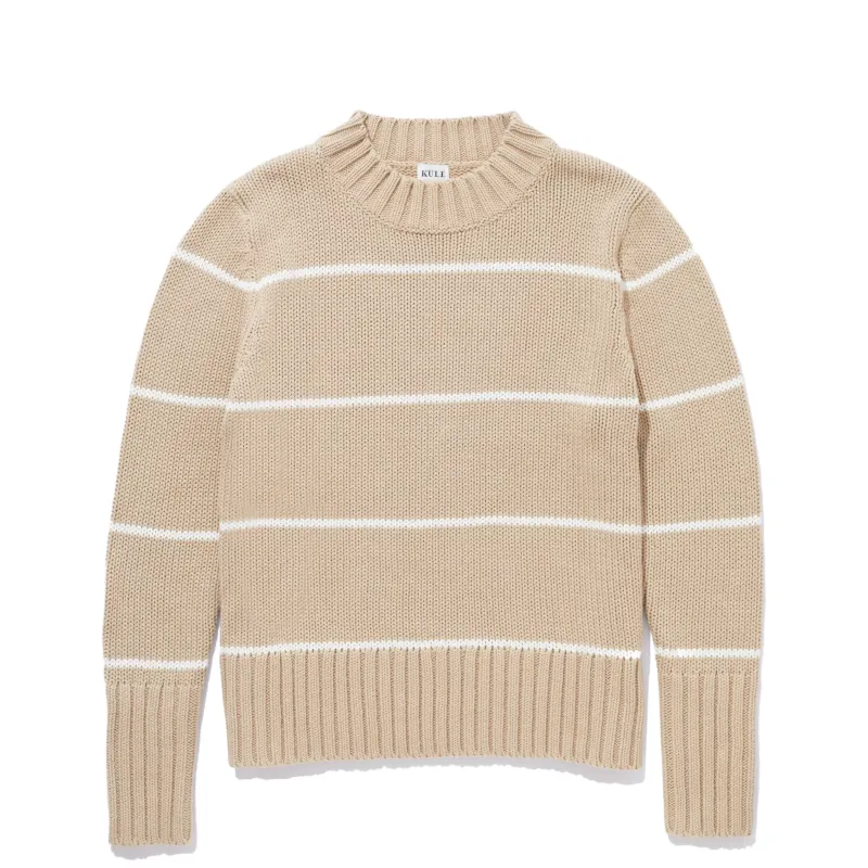 The Tatum - Sand/White Ministripe sold by Kule