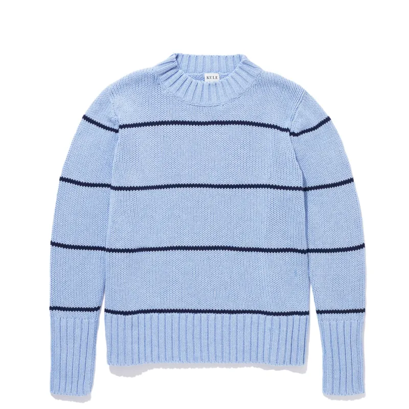 The Tatum - Heather Blue/Navy Ministripe made by Kule