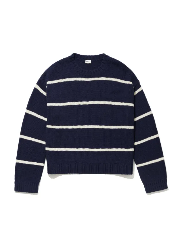 The Lena - Navy/Cream sold by Kule