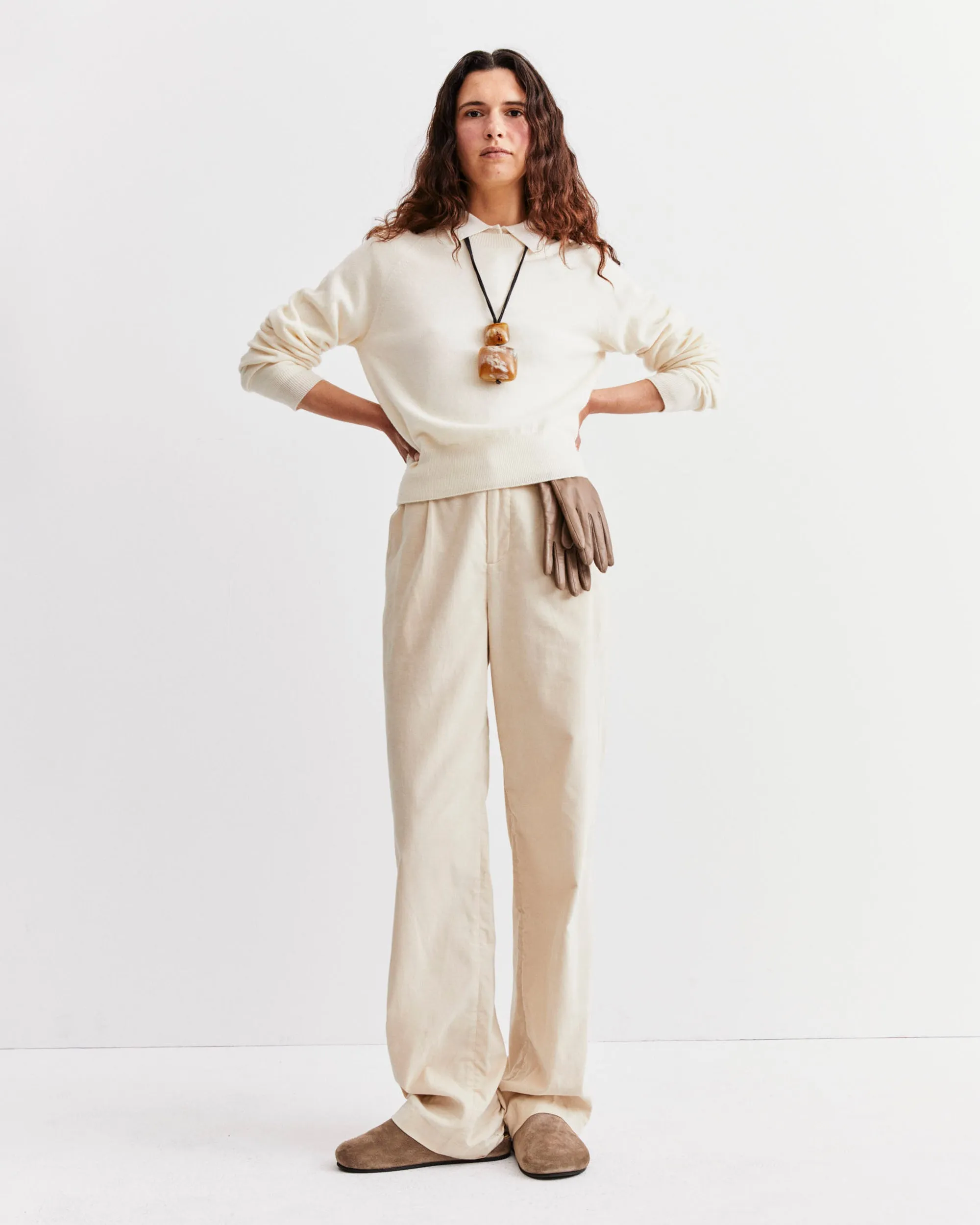 The Corduroy Grable - Parchment sold by Kule product image thumbnail 4