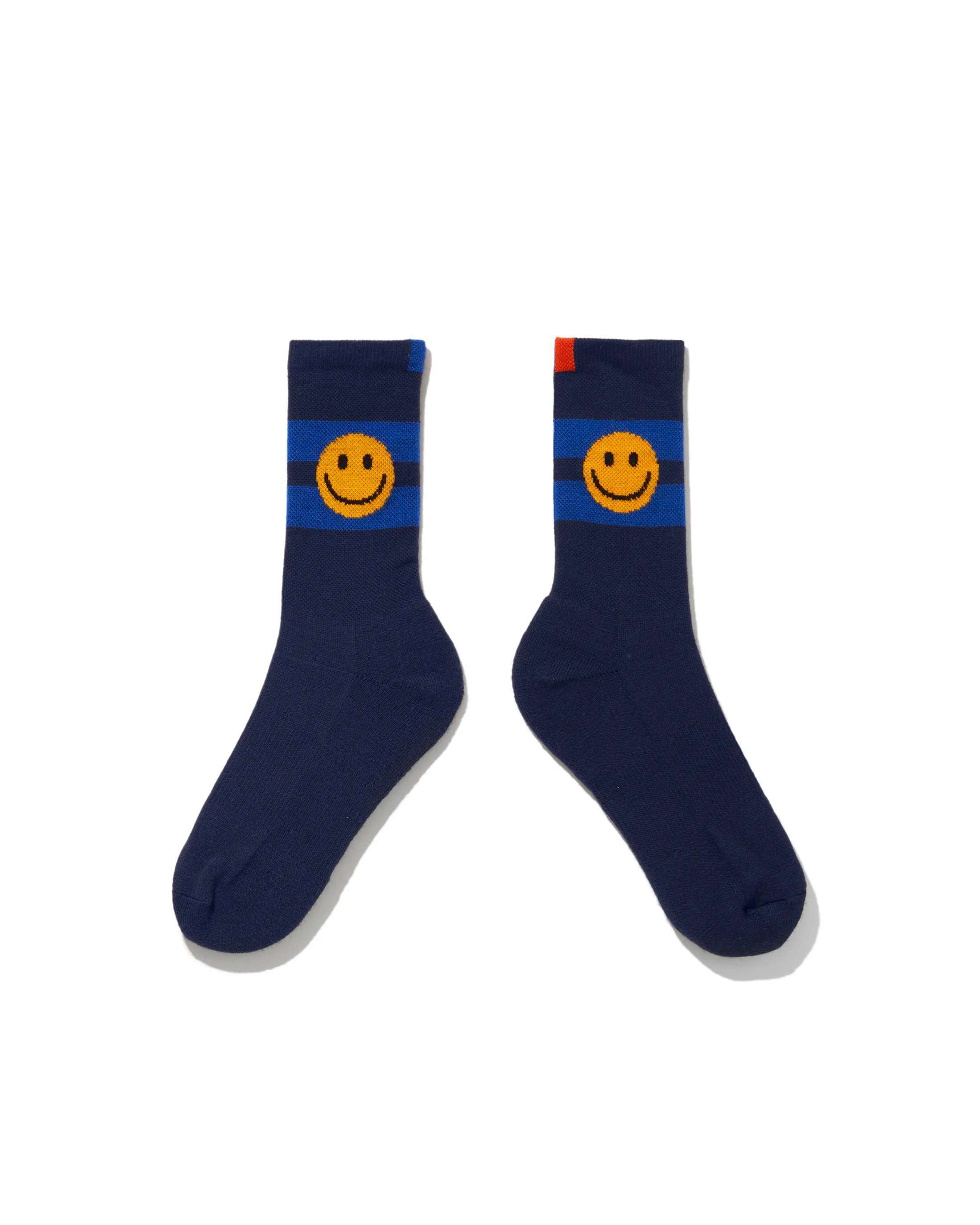 The Women's Smile Sock - Navy/Royal Blue sold by Kule
