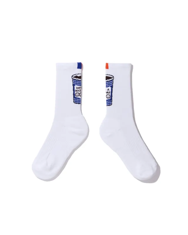 The Women's Coffee Sock - White sold by Kule