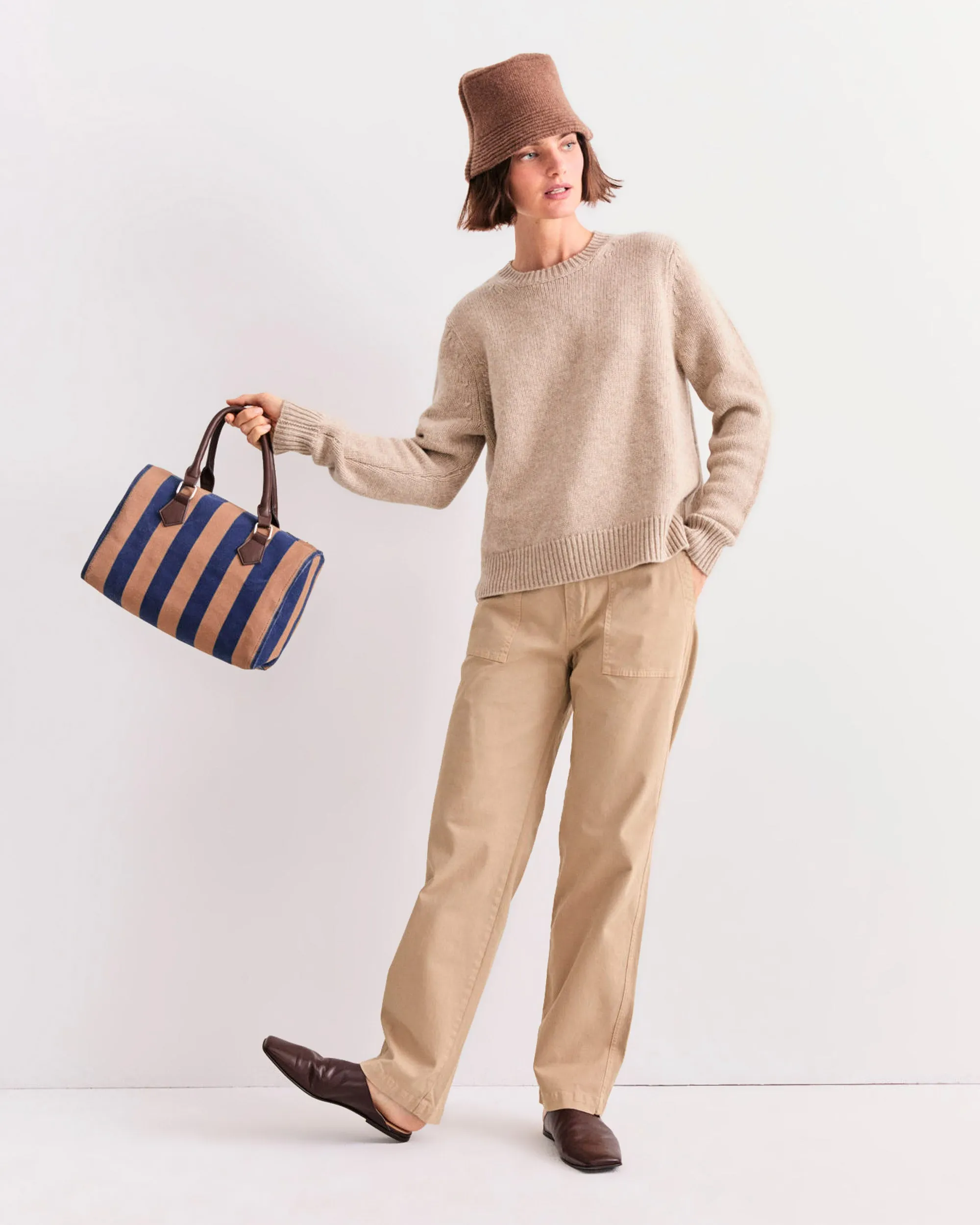 The Bonnie - Khaki Heather sold by Kule product image thumbnail 3