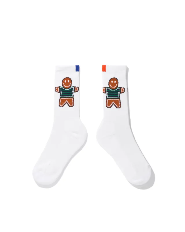 The Women's Gingerbread Sock - White sold by Kule