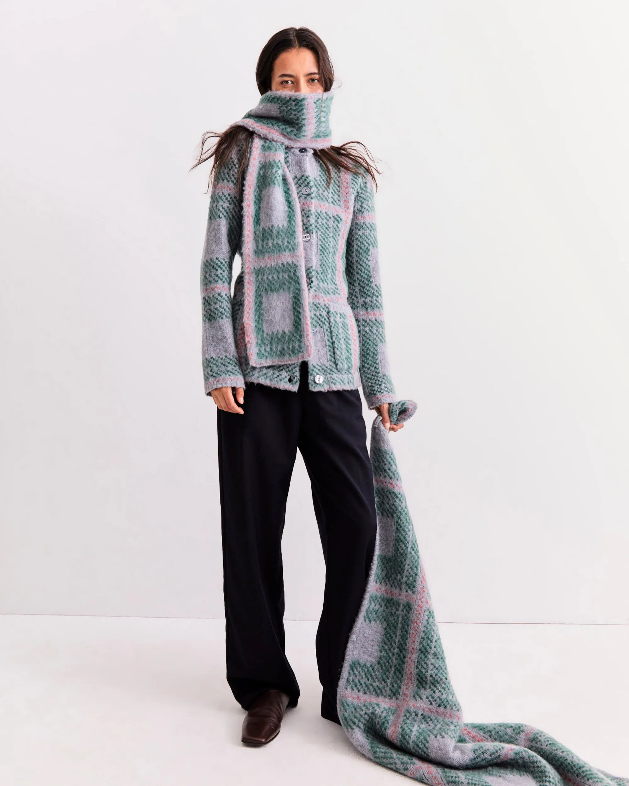 The Mayer - Grey Plaid sold by Kule product image thumbnail 2