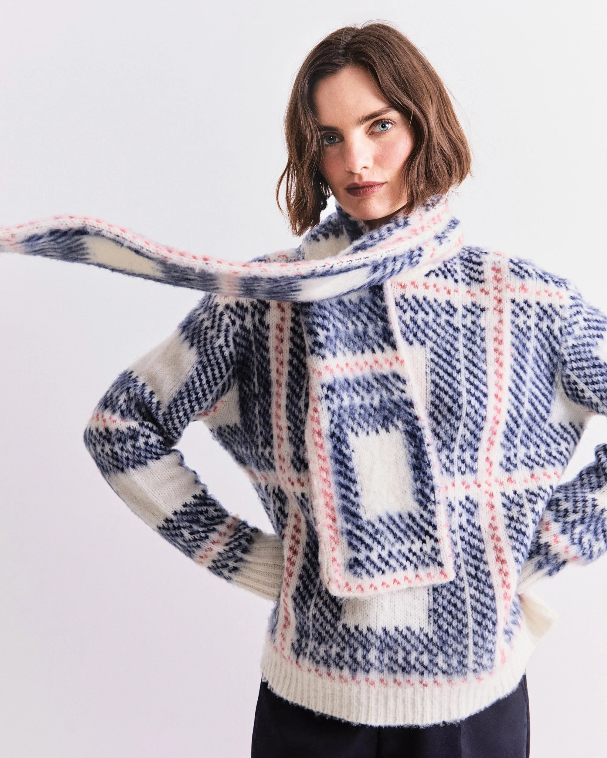The Mayer - Cream Plaid sold by Kule product image thumbnail 2