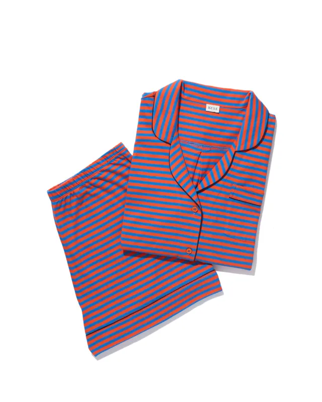 The Short PJ Set - Poppy/Royal sold by Kule