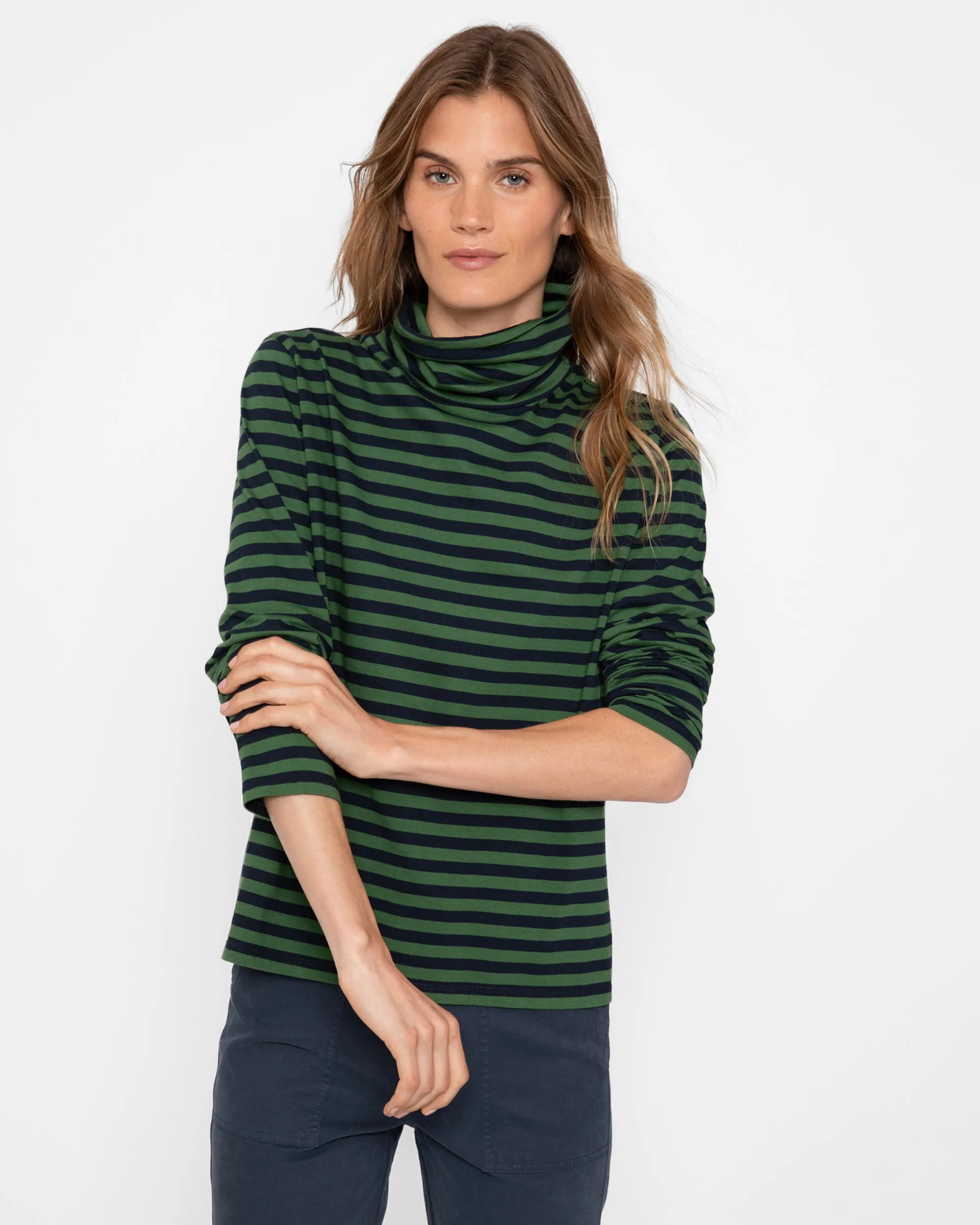 The Turtleneck - Navy/Green sold by Kule product image thumbnail 2